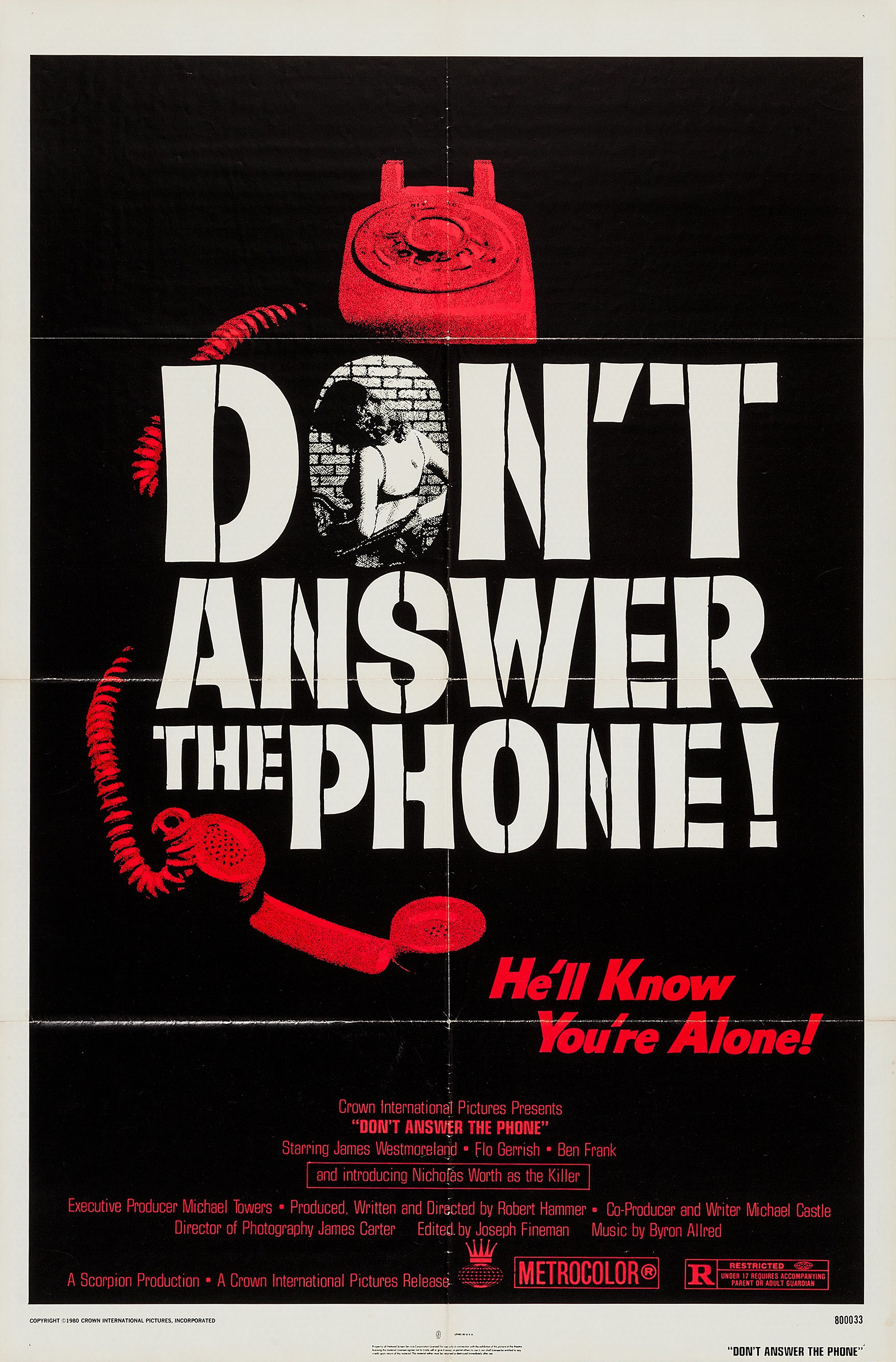 Mega Sized Movie Poster Image for Don't Answer the Phone! 