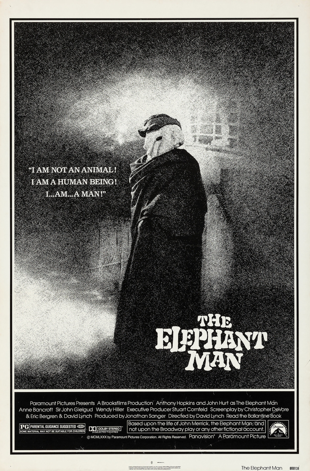 Extra Large Movie Poster Image for The Elephant Man (#1 of 3)