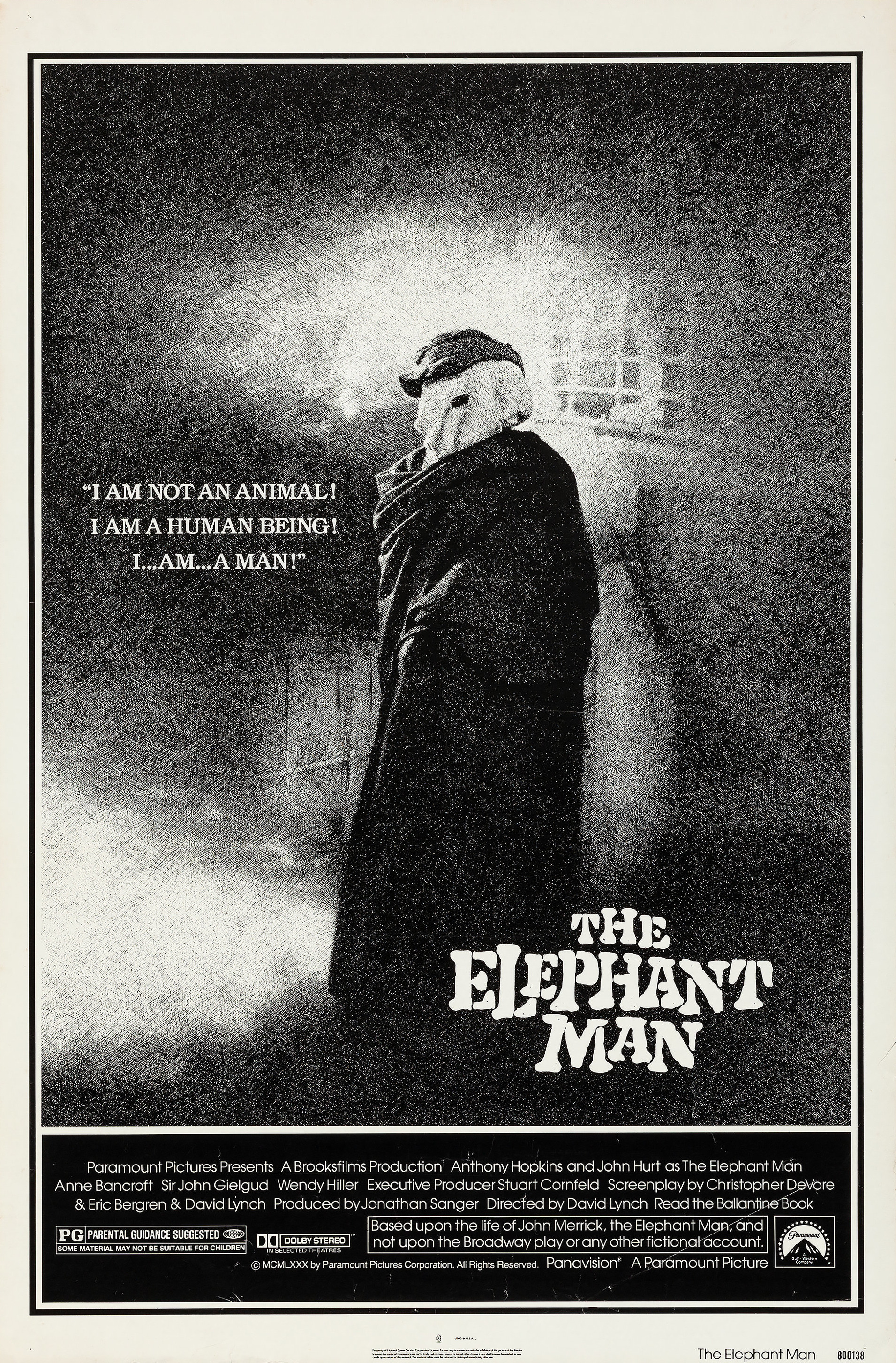 Mega Sized Movie Poster Image for The Elephant Man (#1 of 3)