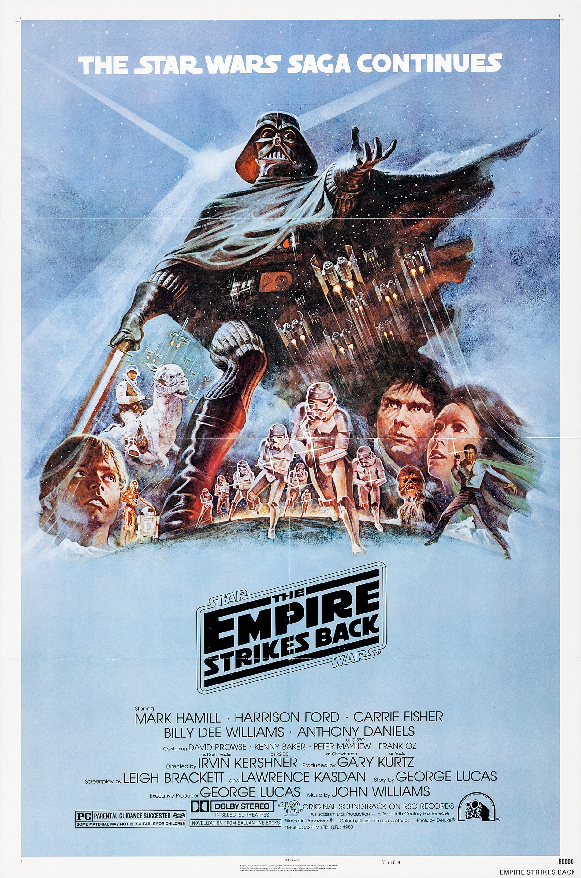 Mega Sized Movie Poster Image for The Empire Strikes Back (#3 of 12)