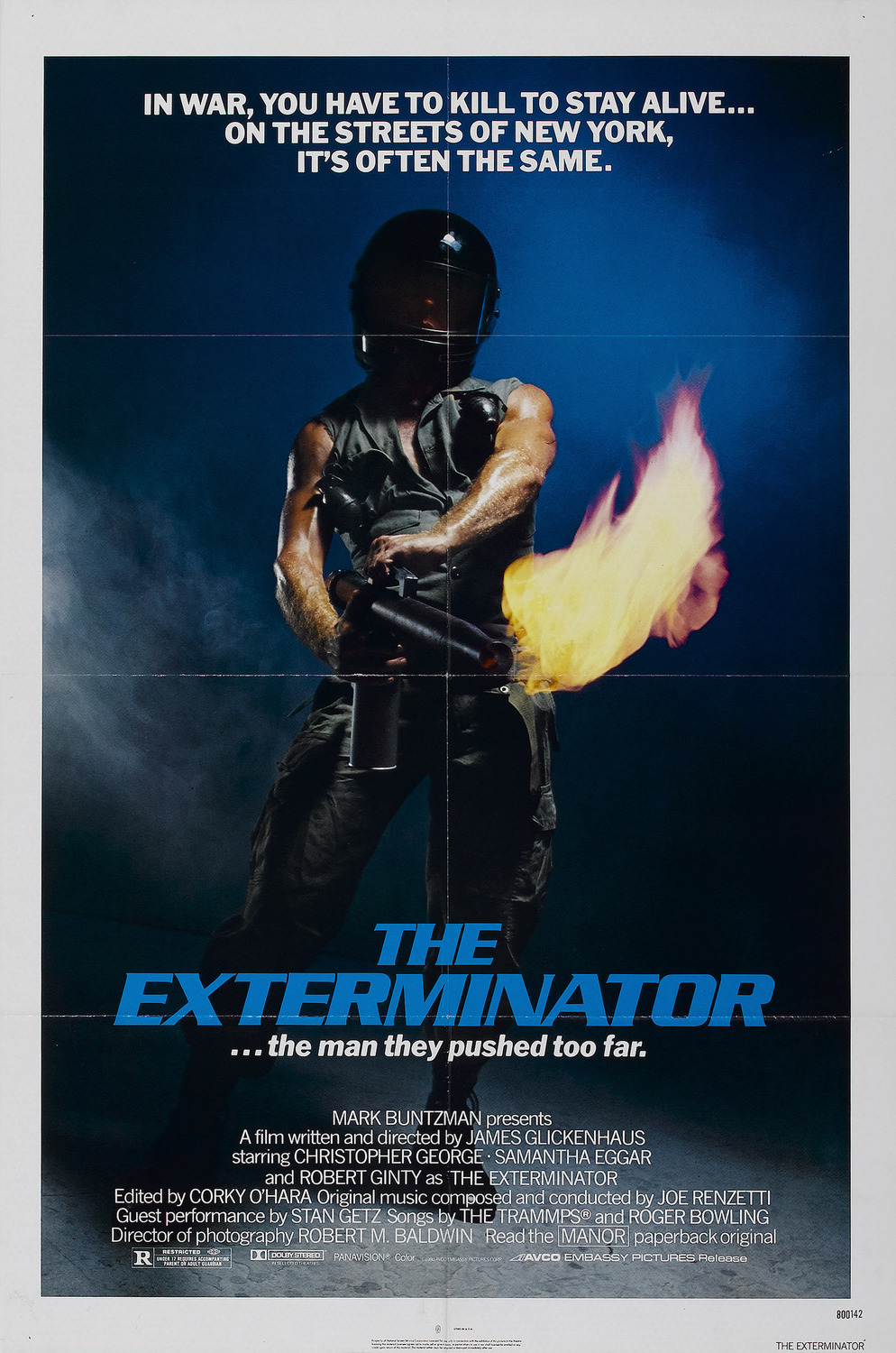 Extra Large Movie Poster Image for The Exterminator (#1 of 2)