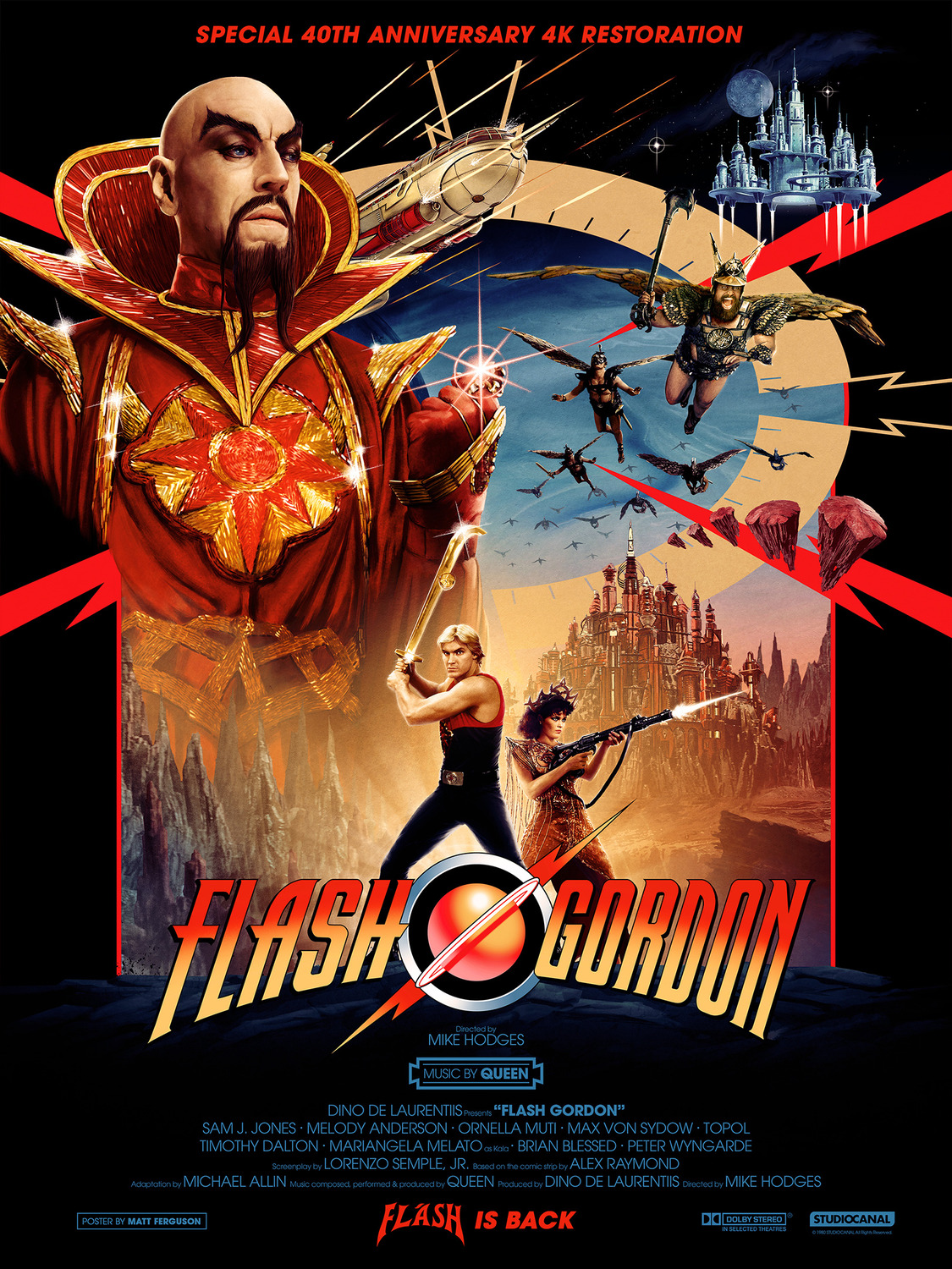 Extra Large Movie Poster Image for Flash Gordon (#11 of 11)