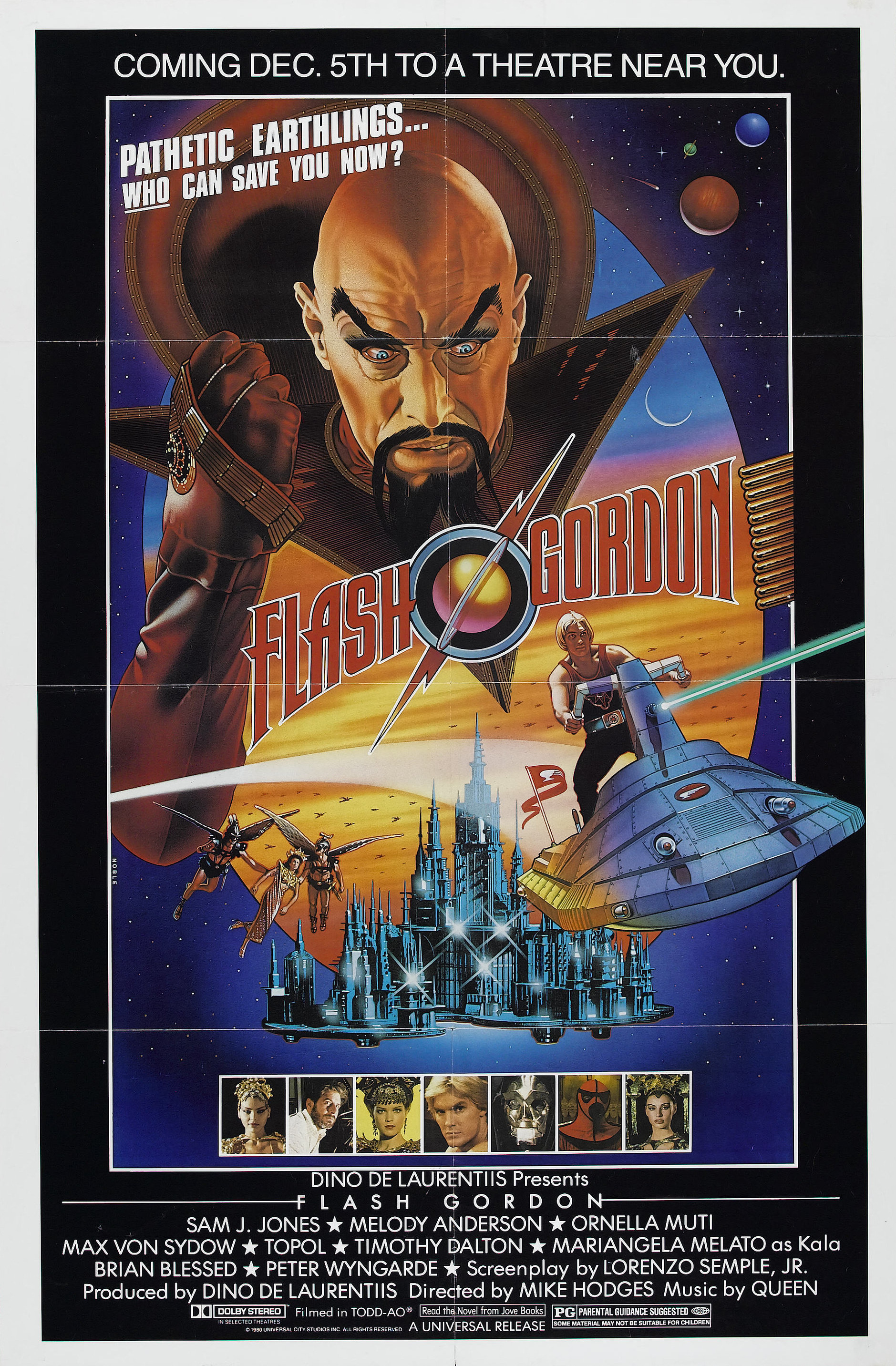 Mega Sized Movie Poster Image for Flash Gordon (#7 of 11)