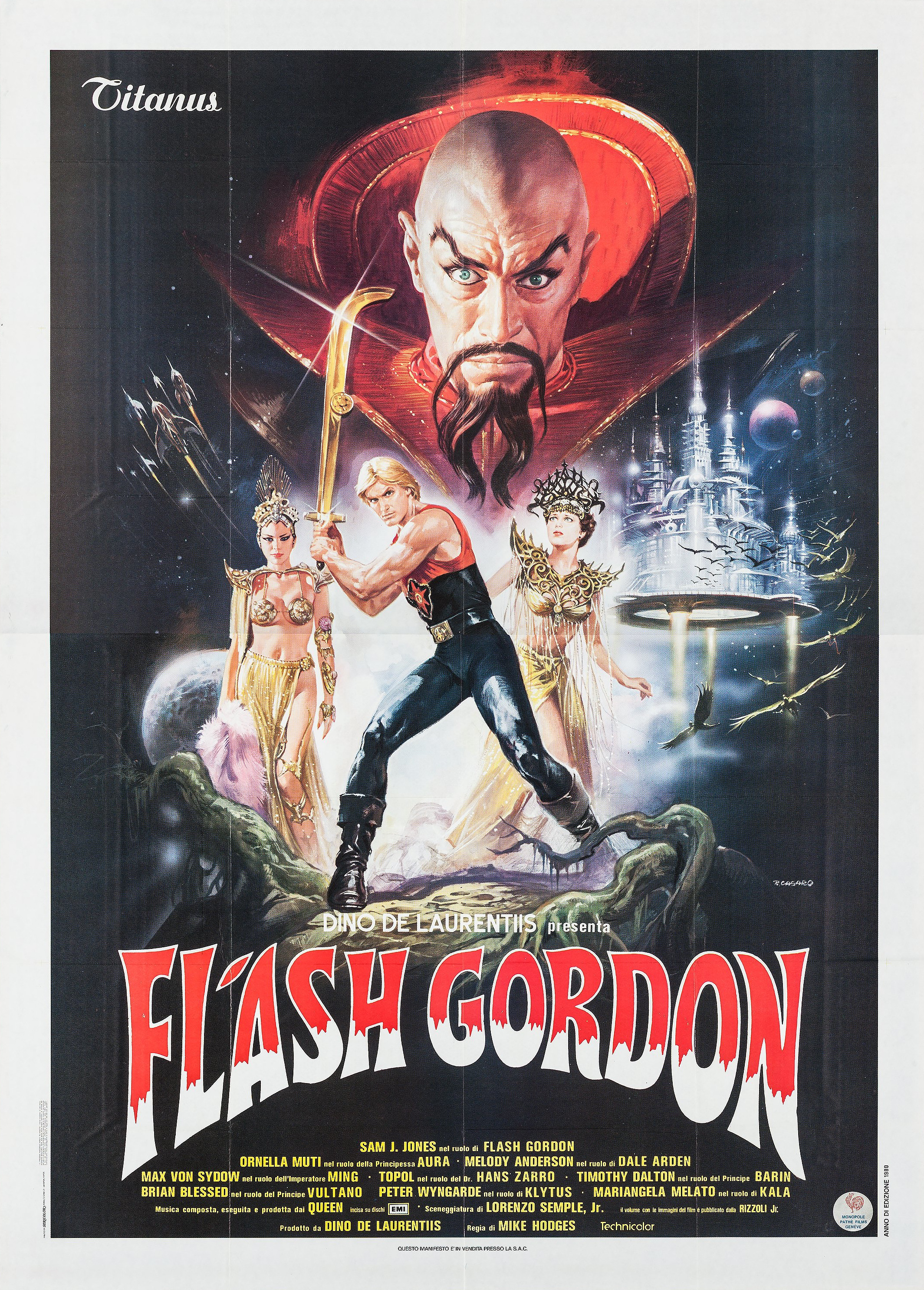 Mega Sized Movie Poster Image for Flash Gordon (#9 of 11)