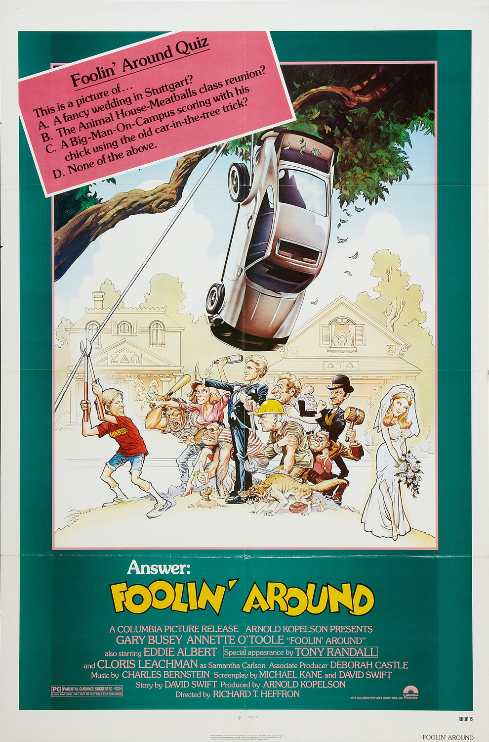 Extra Large Movie Poster Image for Foolin' Around 