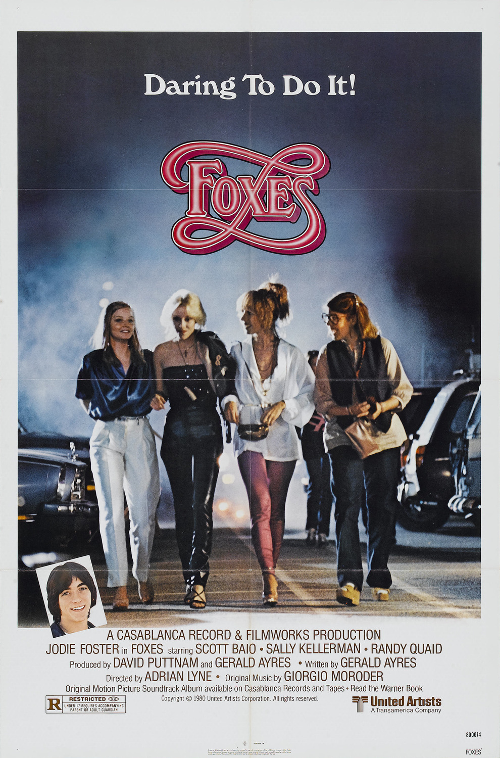 Extra Large Movie Poster Image for Foxes (#2 of 2)