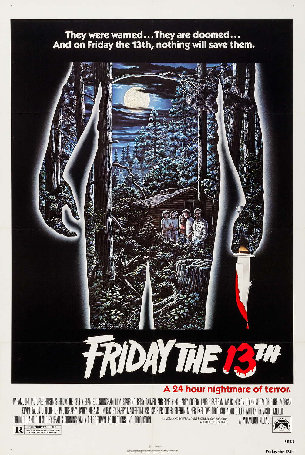Extra Large Movie Poster Image for Friday the 13th (#1 of 7)