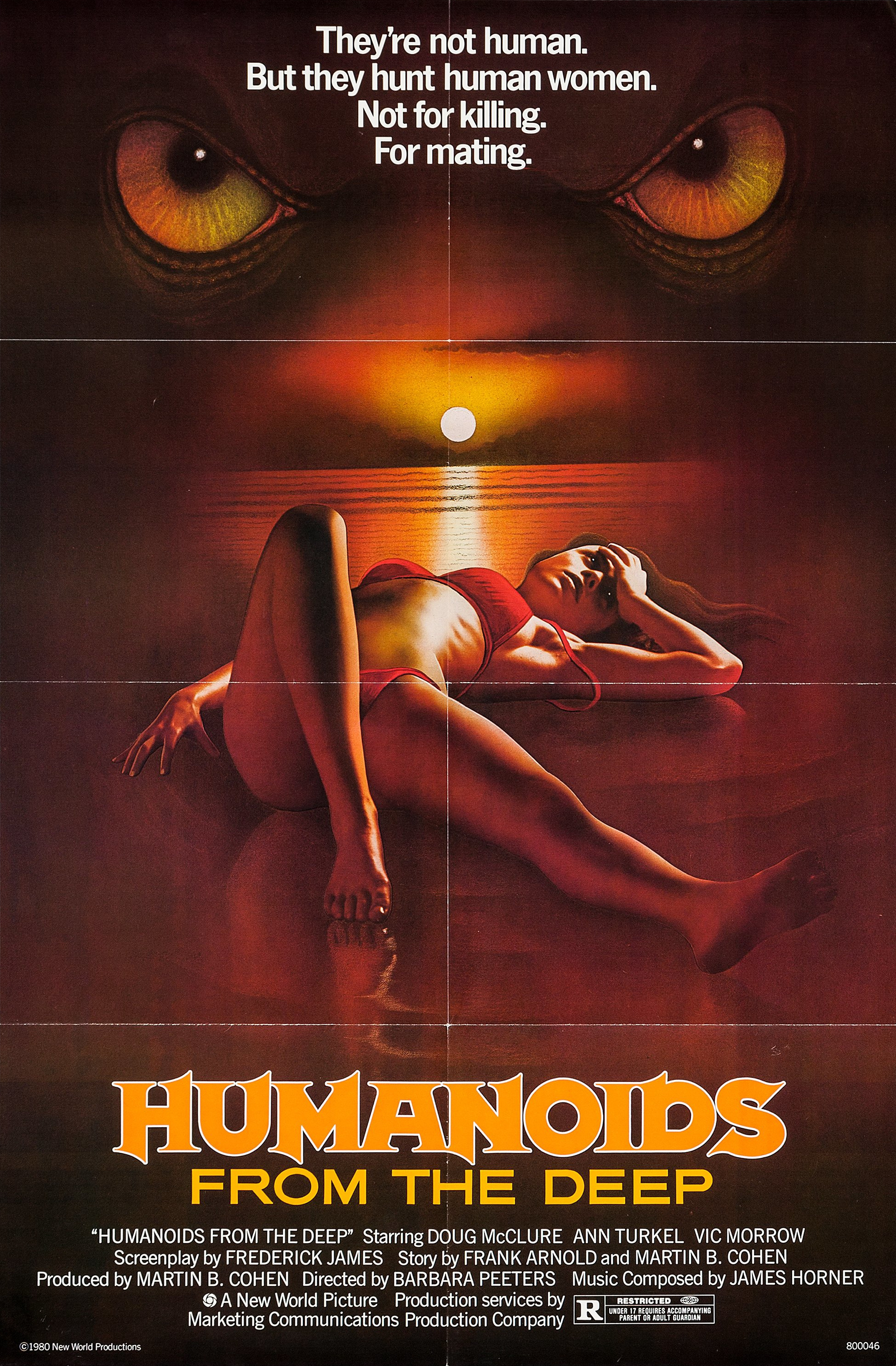 Mega Sized Movie Poster Image for Humanoids from the Deep (aka Monster) (#2 of 2)