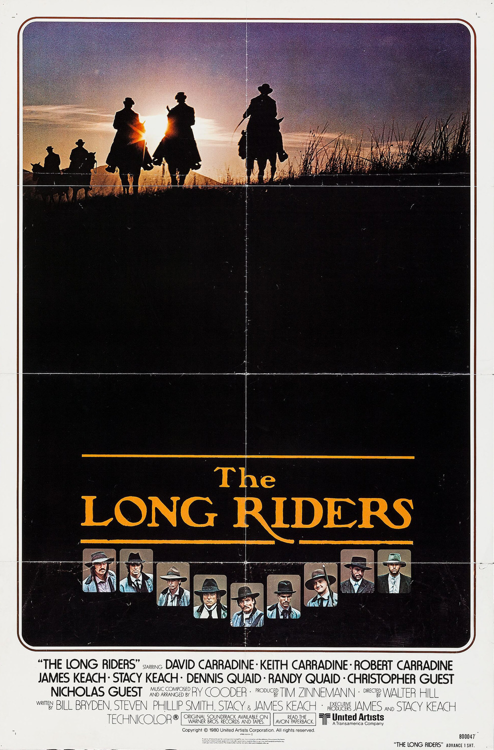 Extra Large Movie Poster Image for The Long Riders (#2 of 4)
