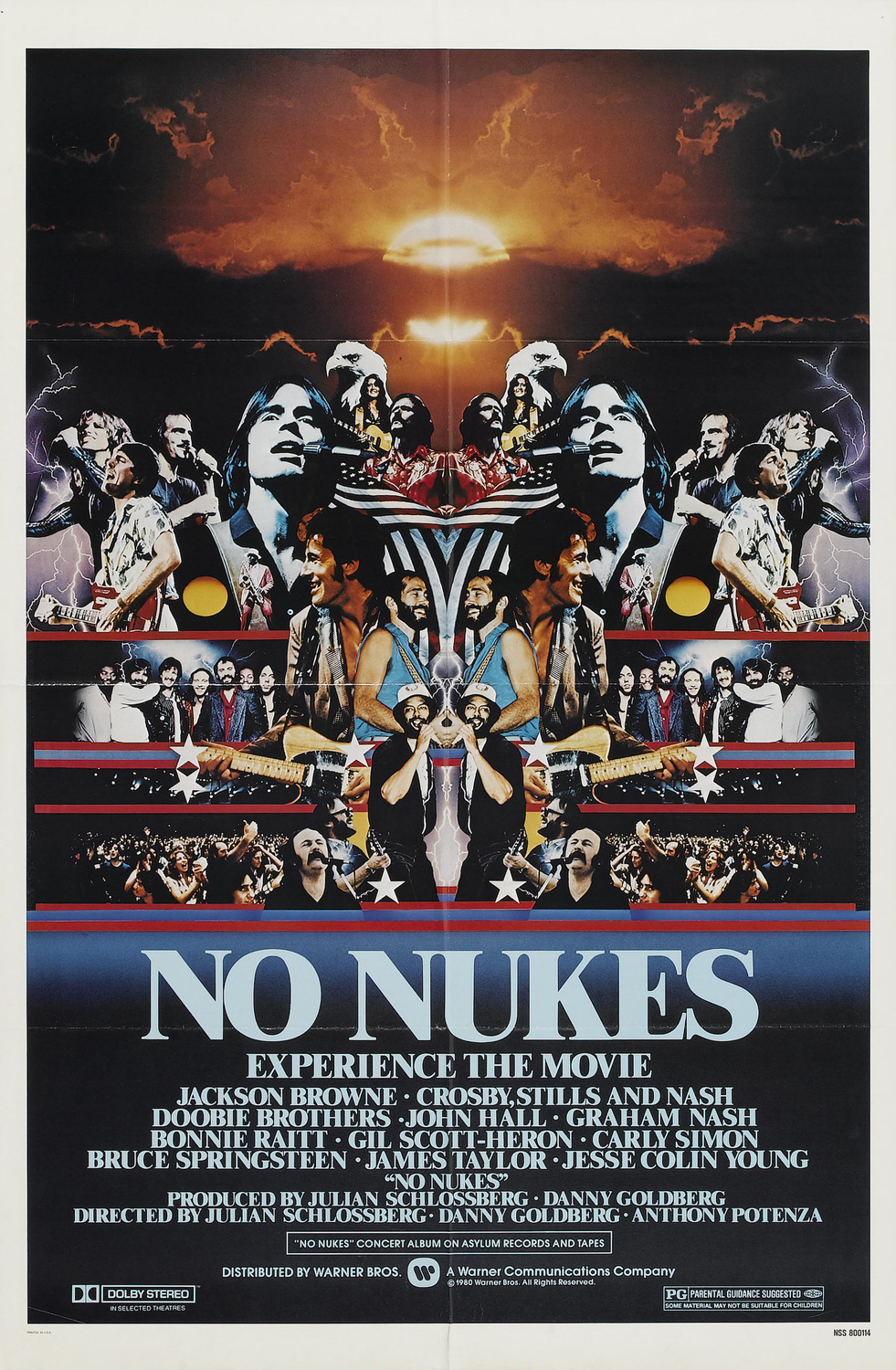 Extra Large Movie Poster Image for No Nukes 