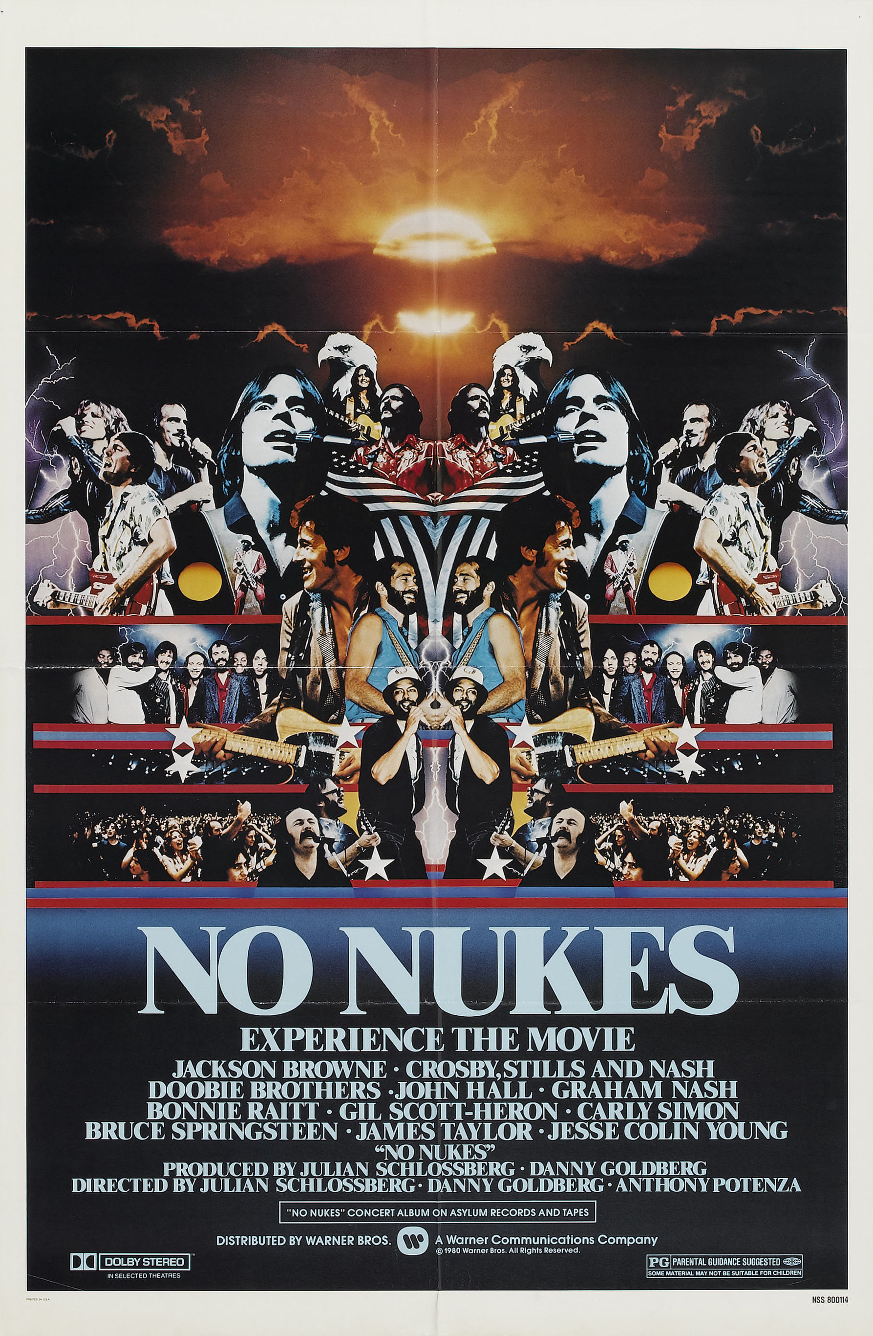 Mega Sized Movie Poster Image for No Nukes 