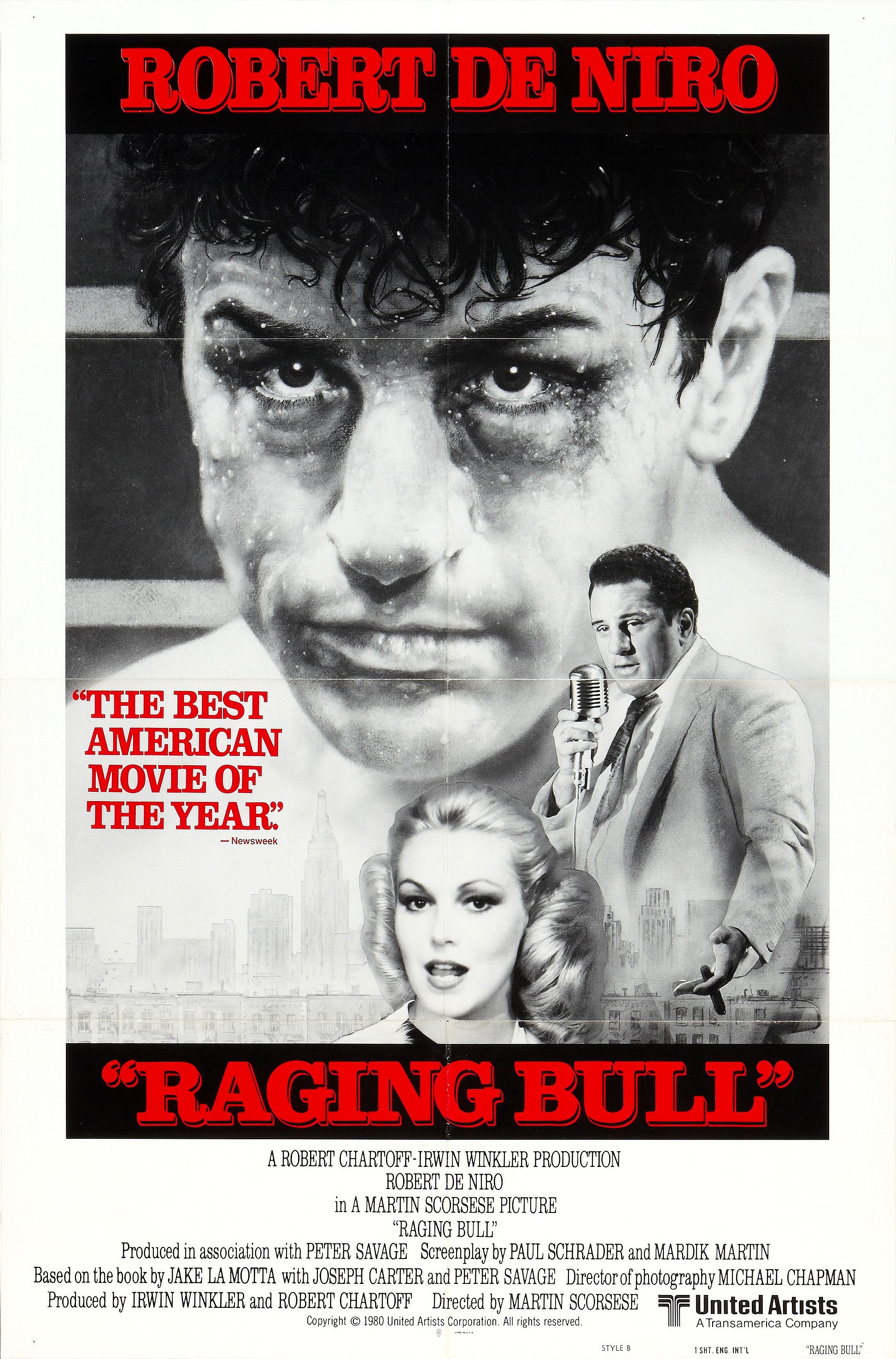 Mega Sized Movie Poster Image for Raging Bull (#2 of 4)
