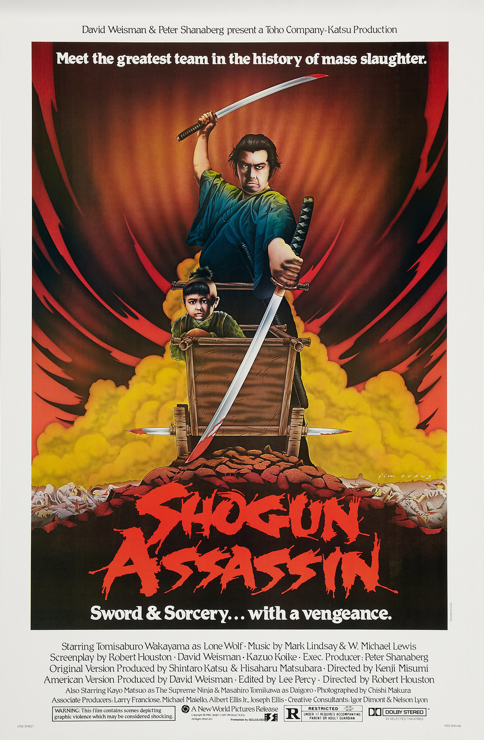 Extra Large Movie Poster Image for Shogun Assassin 