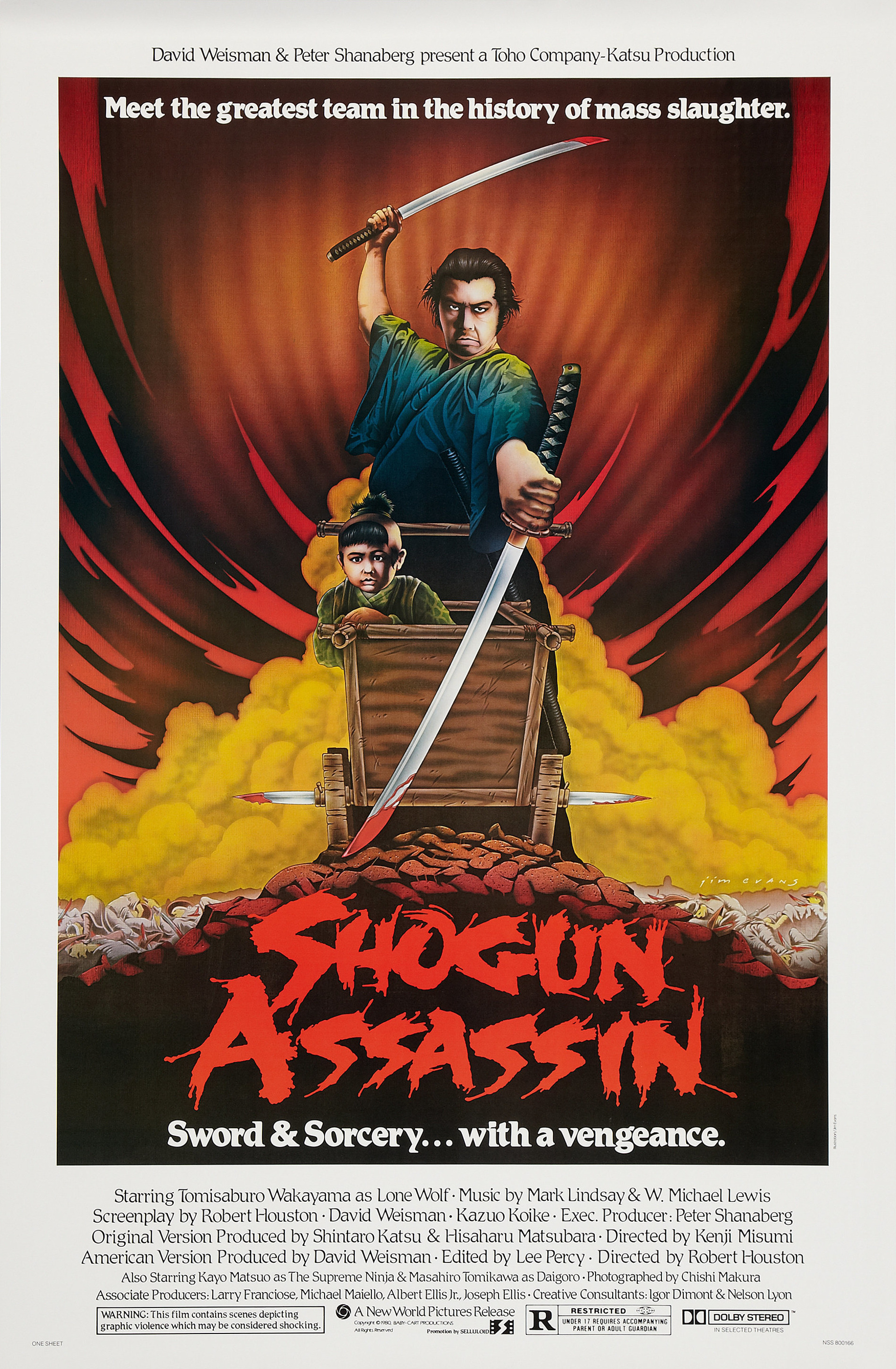 Mega Sized Movie Poster Image for Shogun Assassin 