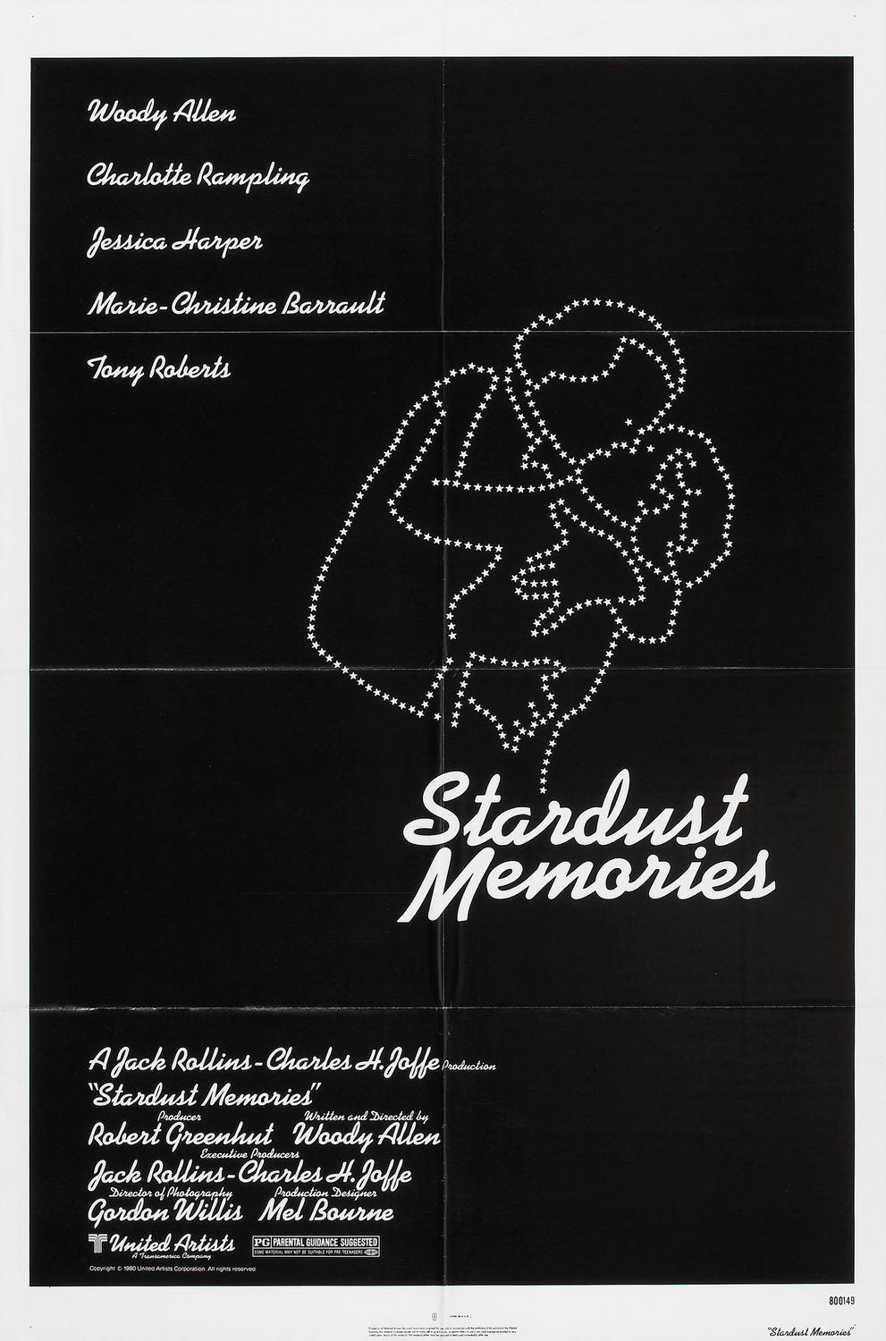 Extra Large Movie Poster Image for Stardust Memories (#1 of 3)