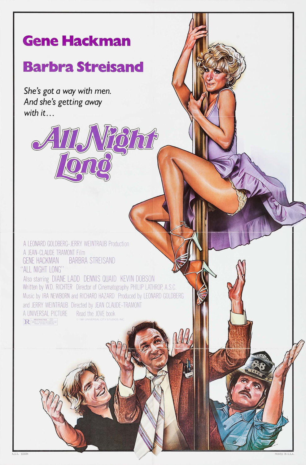 Extra Large Movie Poster Image for All Night Long 