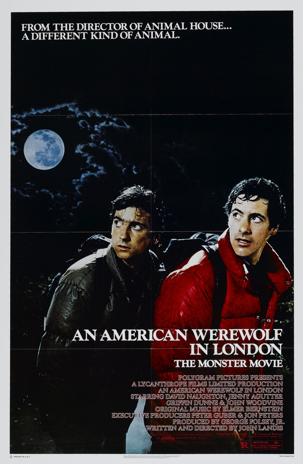 Extra Large Movie Poster Image for An American Werewolf in London (#1 of 10)