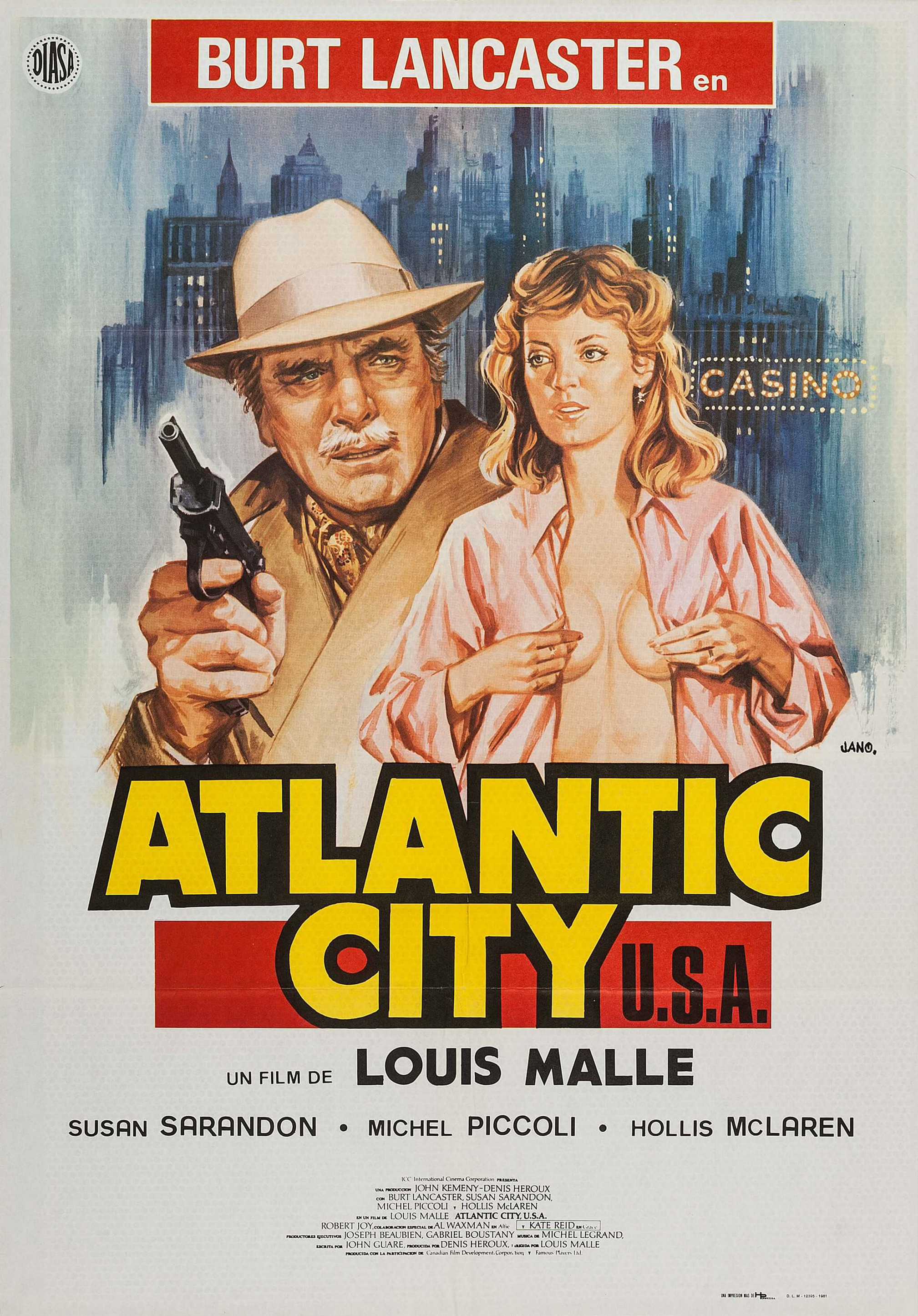 Mega Sized Movie Poster Image for Atlantic City (#2 of 2)