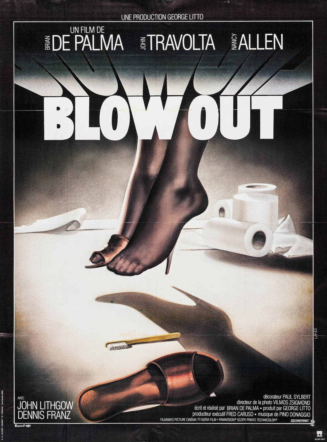 Extra Large Movie Poster Image for Blow Out (#3 of 3)