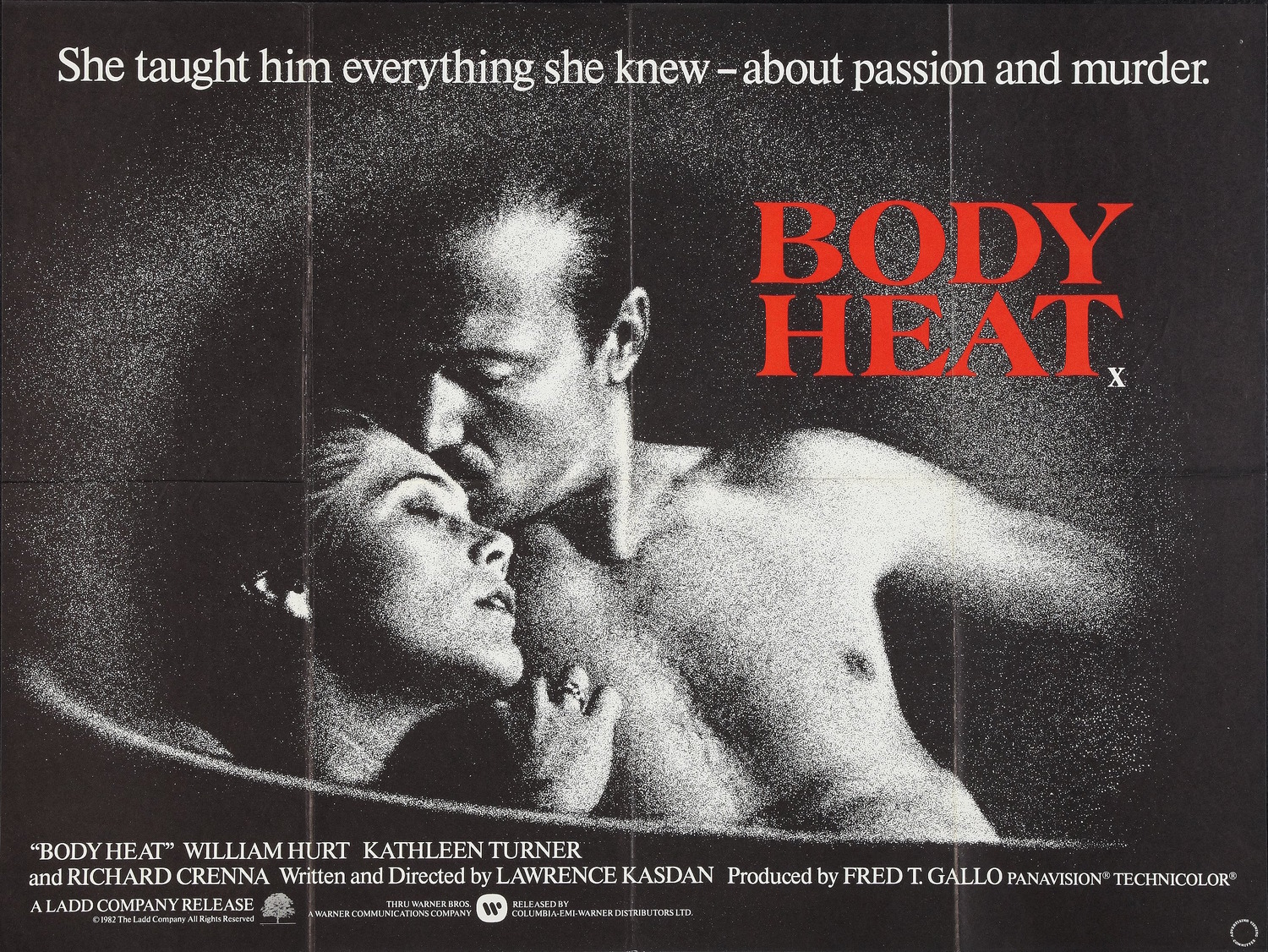 Extra Large Movie Poster Image for Body Heat (#2 of 3)