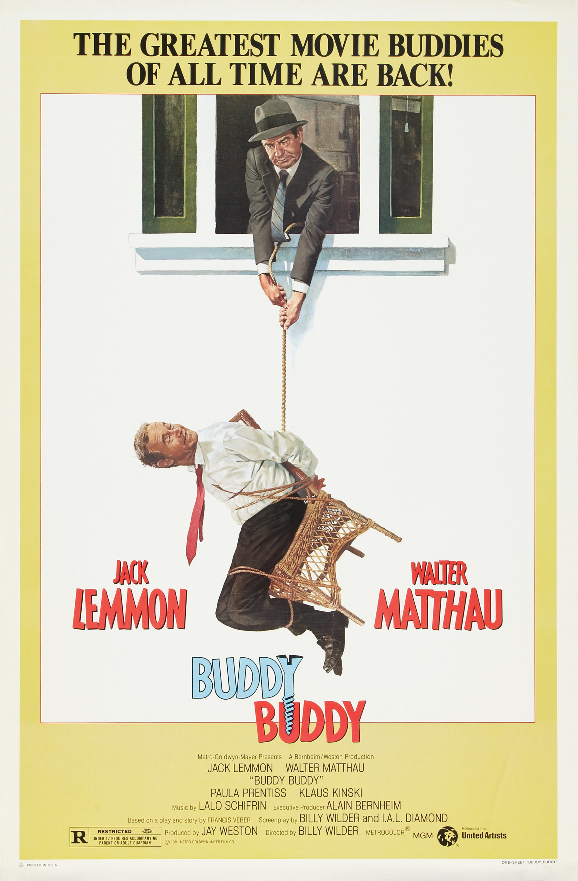 Mega Sized Movie Poster Image for Buddy Buddy (#1 of 2)