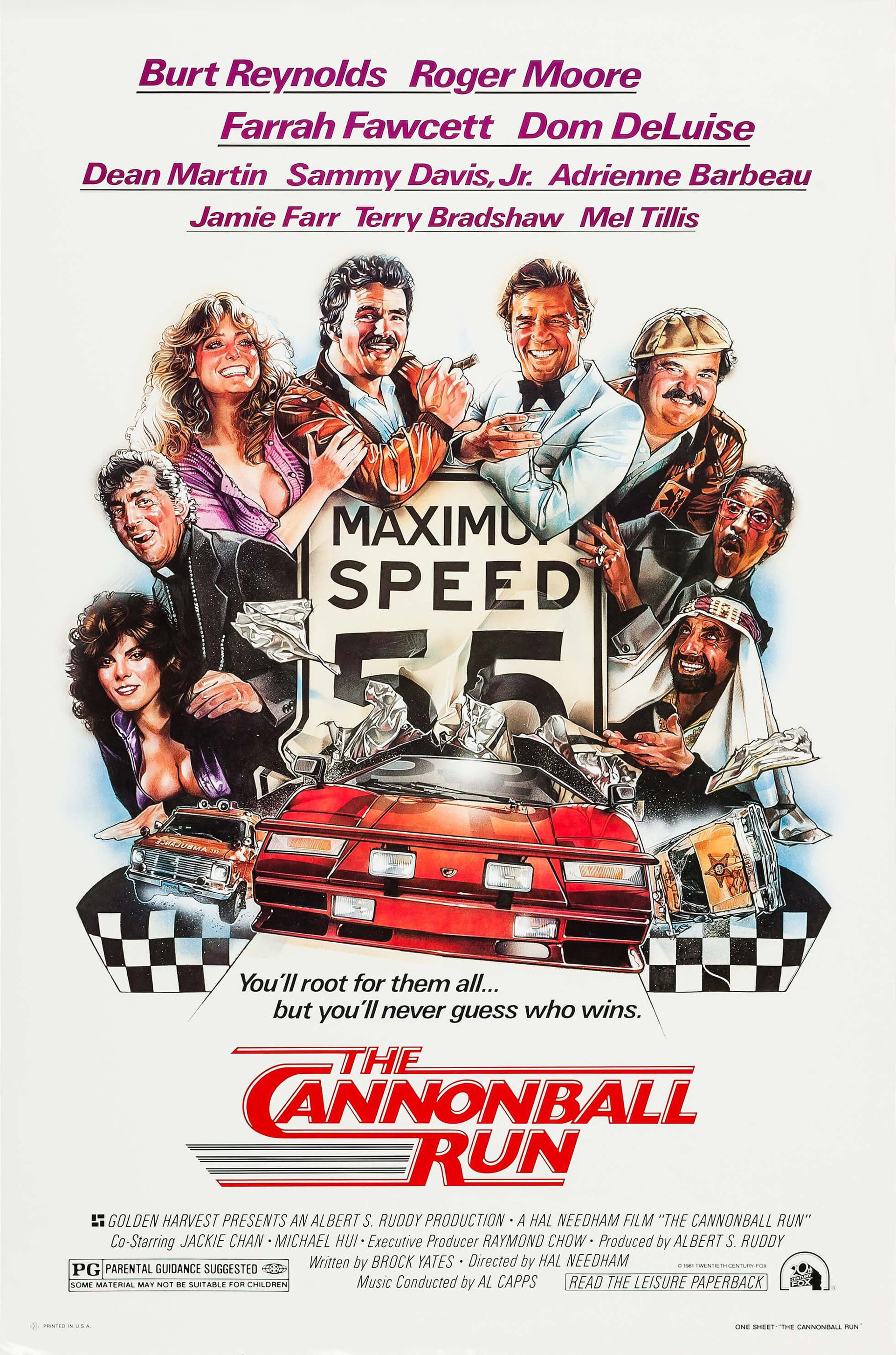 Mega Sized Movie Poster Image for The Cannonball Run (#1 of 2)