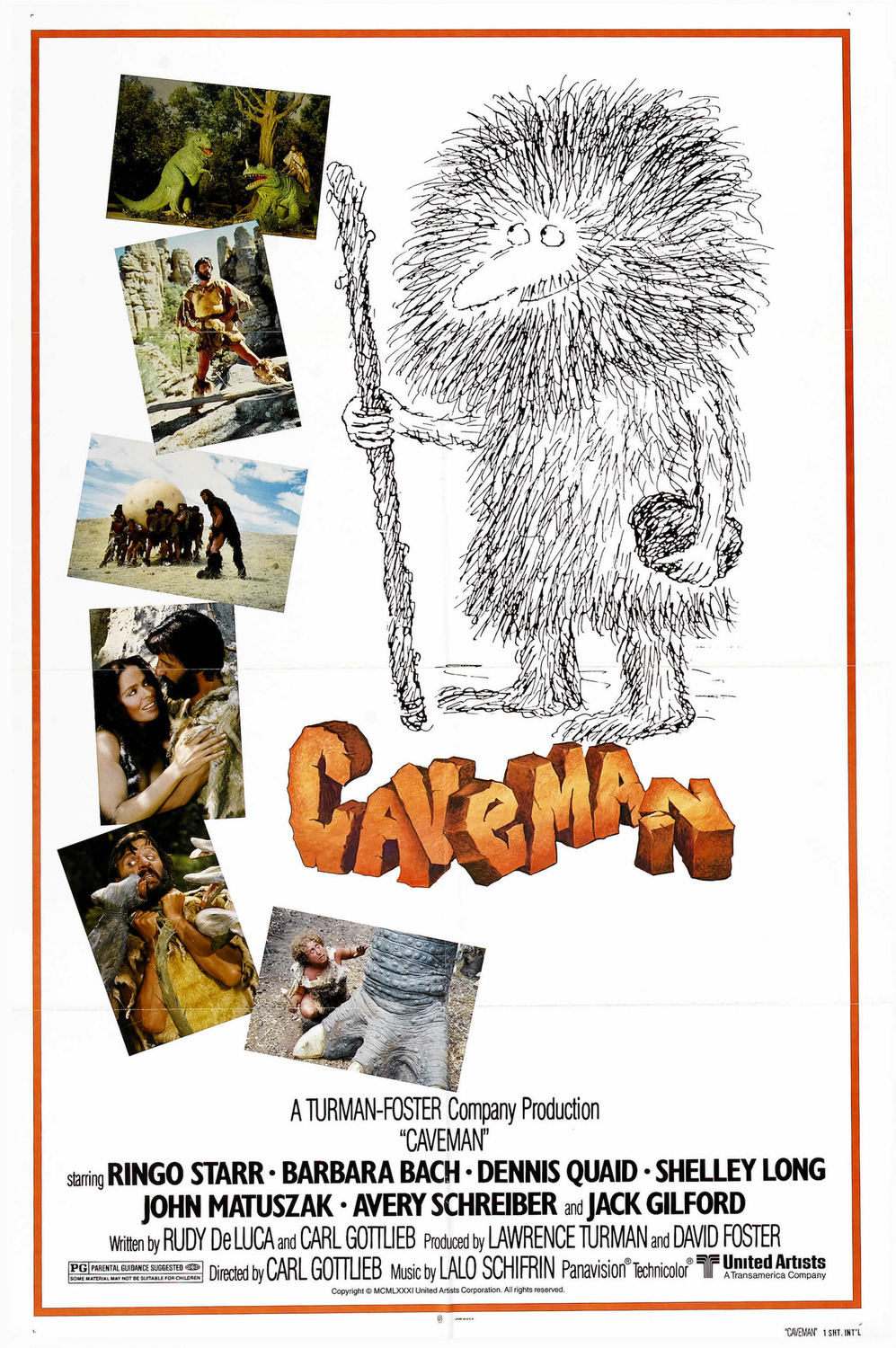 Extra Large Movie Poster Image for Caveman (#2 of 2)