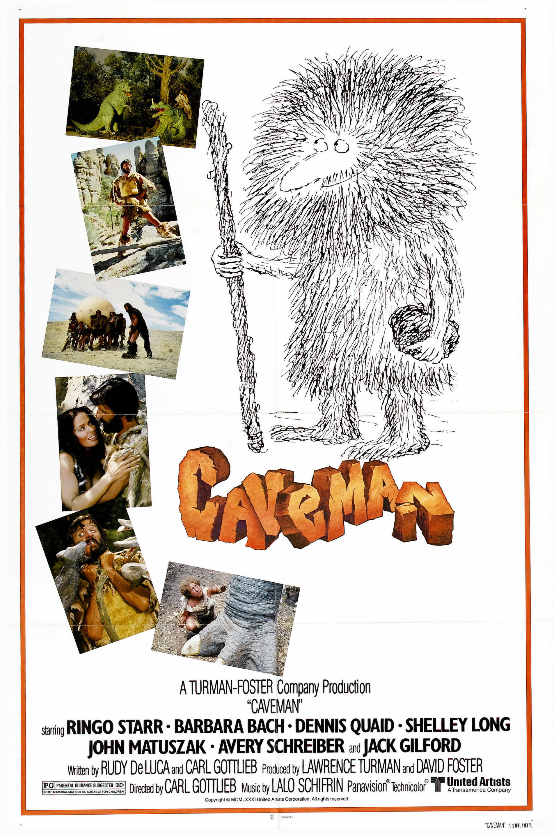 Mega Sized Movie Poster Image for Caveman (#2 of 2)