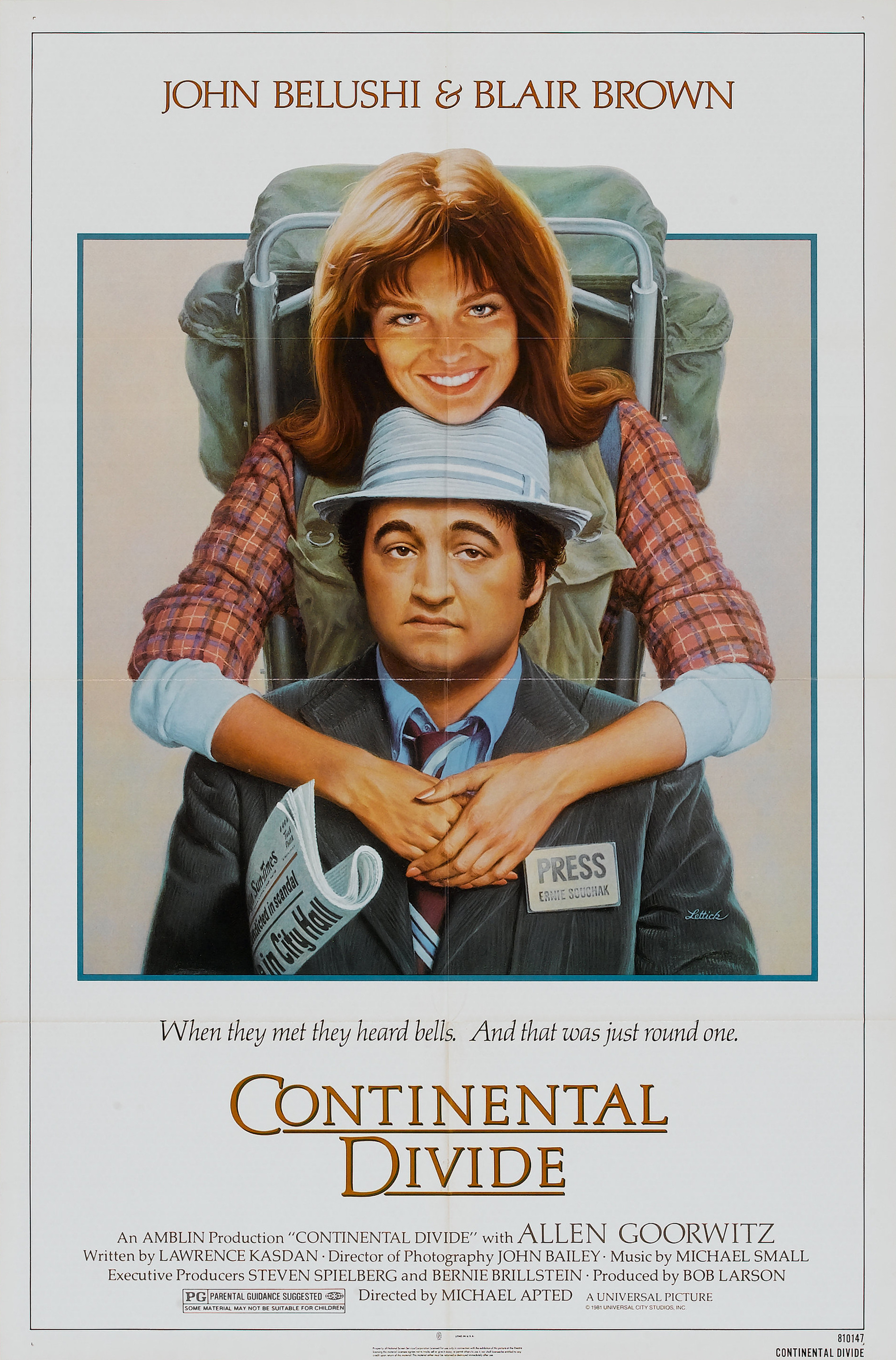 Mega Sized Movie Poster Image for Continental Divide 