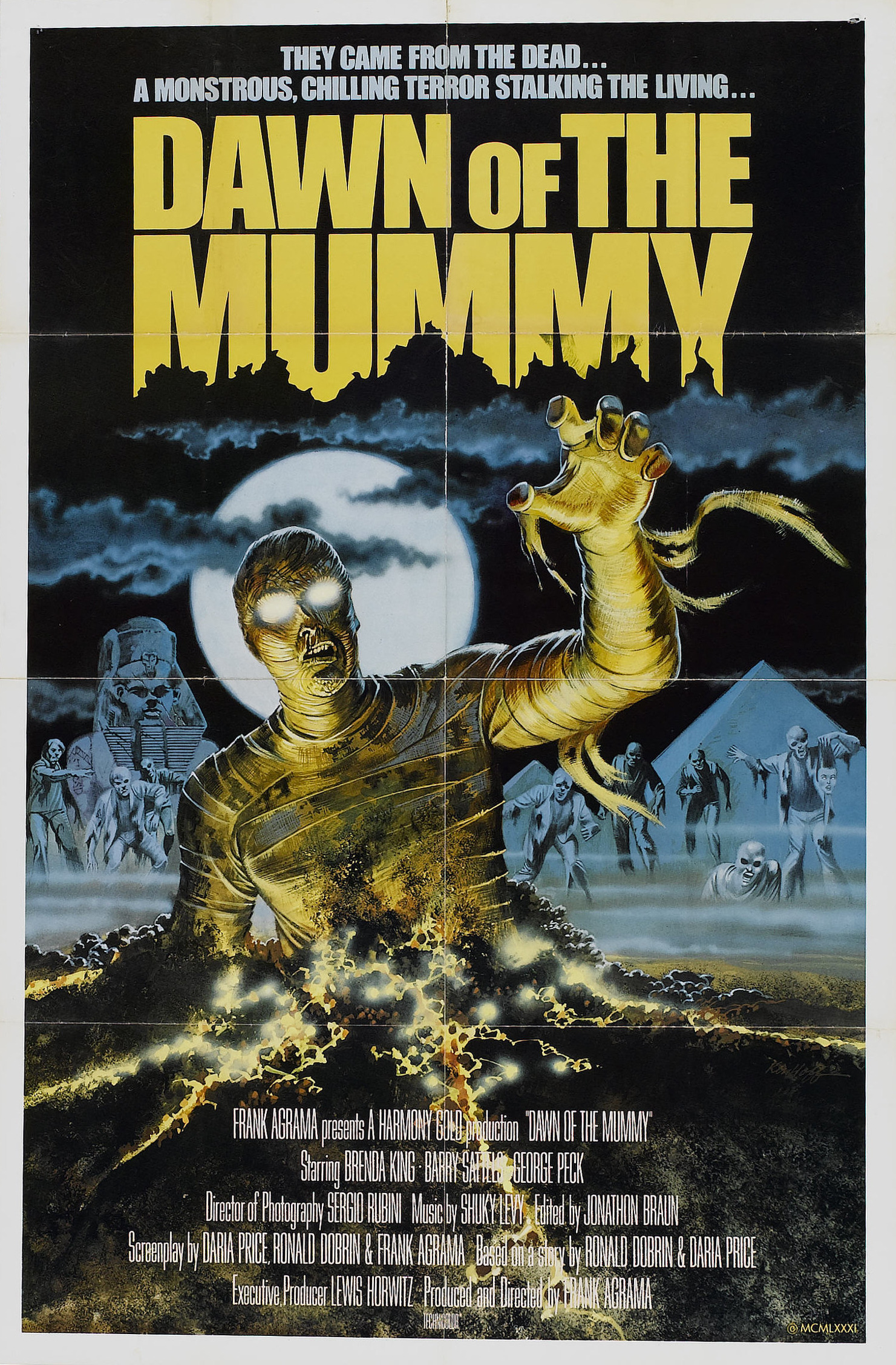 Mega Sized Movie Poster Image for Dawn of the Mummy 