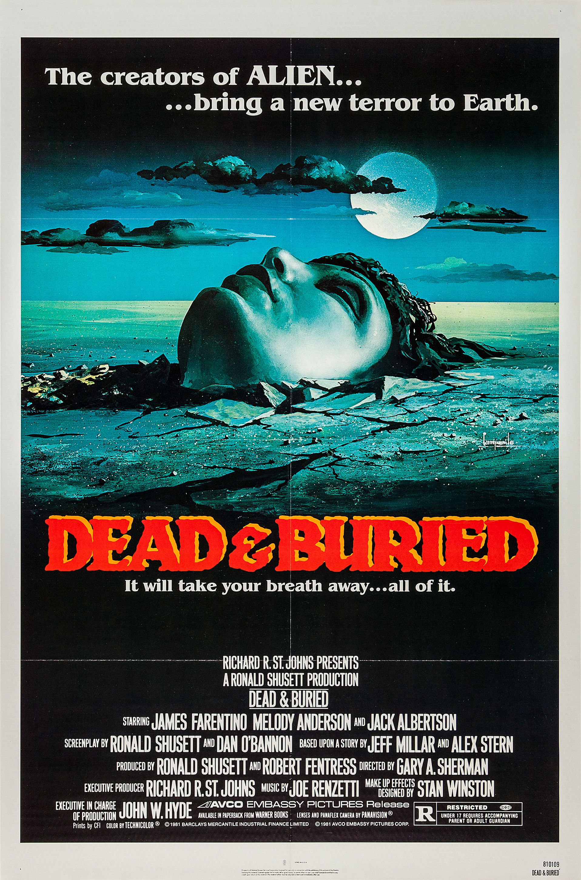 Mega Sized Movie Poster Image for Dead & Buried (#1 of 2)