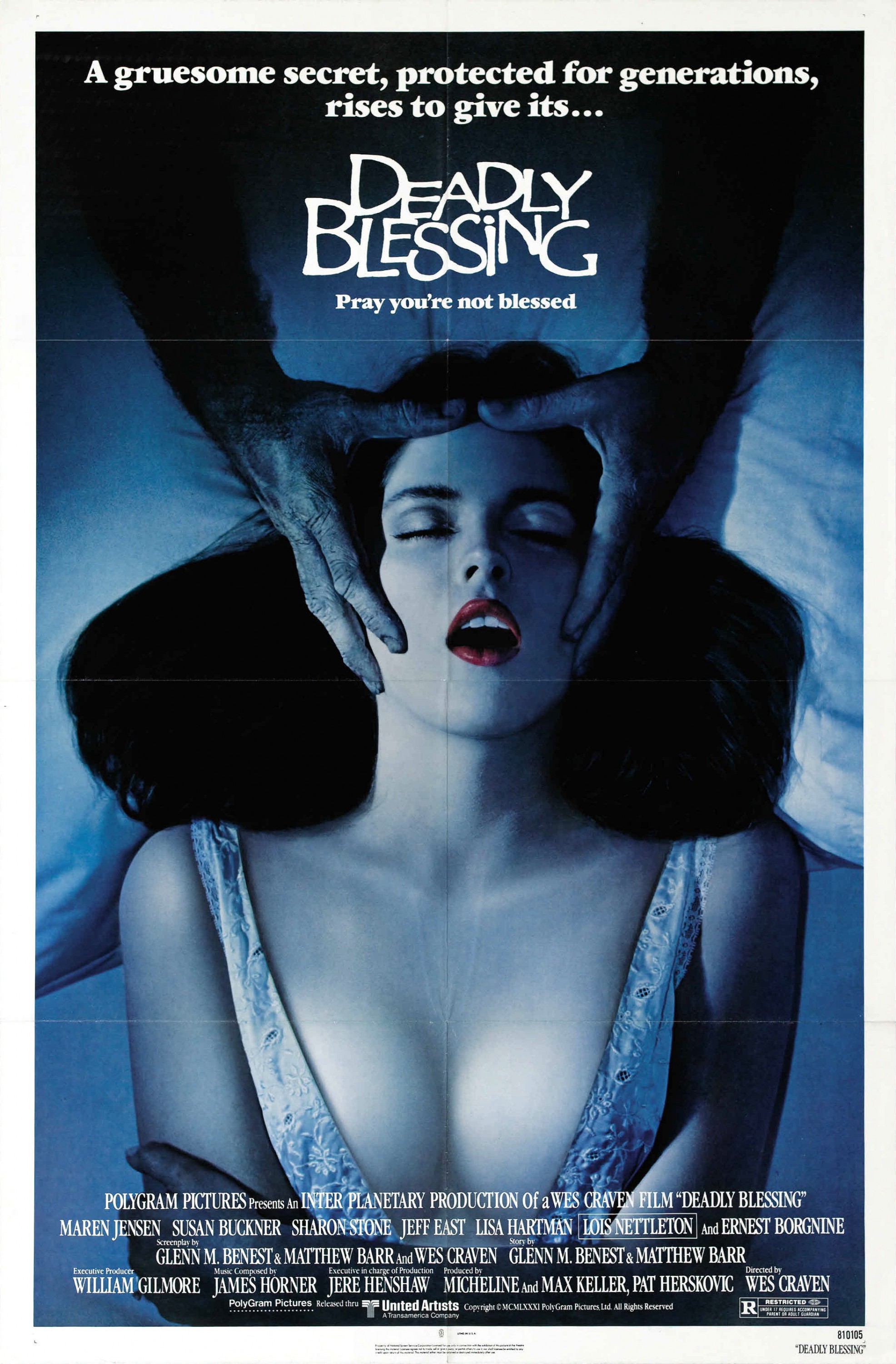Mega Sized Movie Poster Image for Deadly Blessing (#1 of 2)