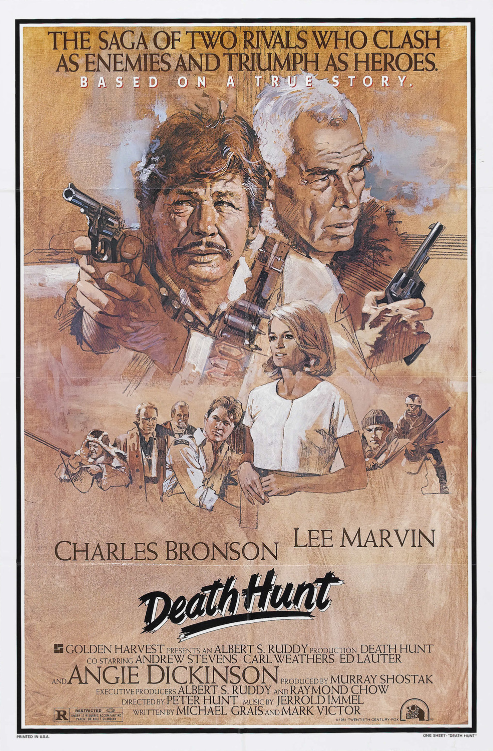Extra Large Movie Poster Image for Death Hunt 