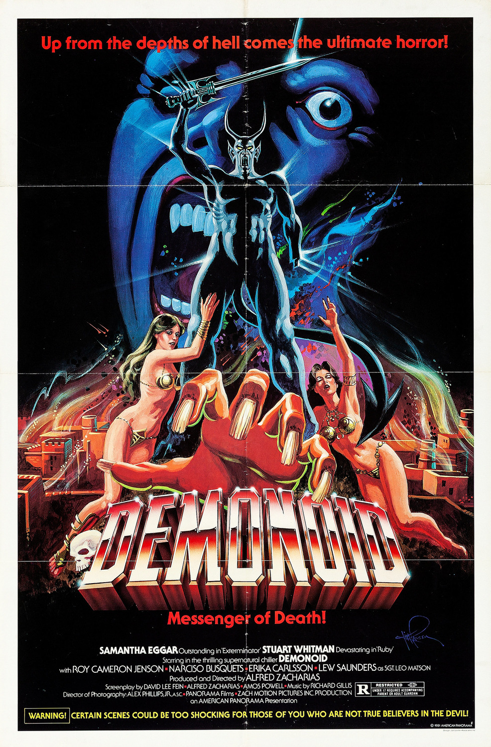 Extra Large Movie Poster Image for Demonoid: Messenger of Death 
