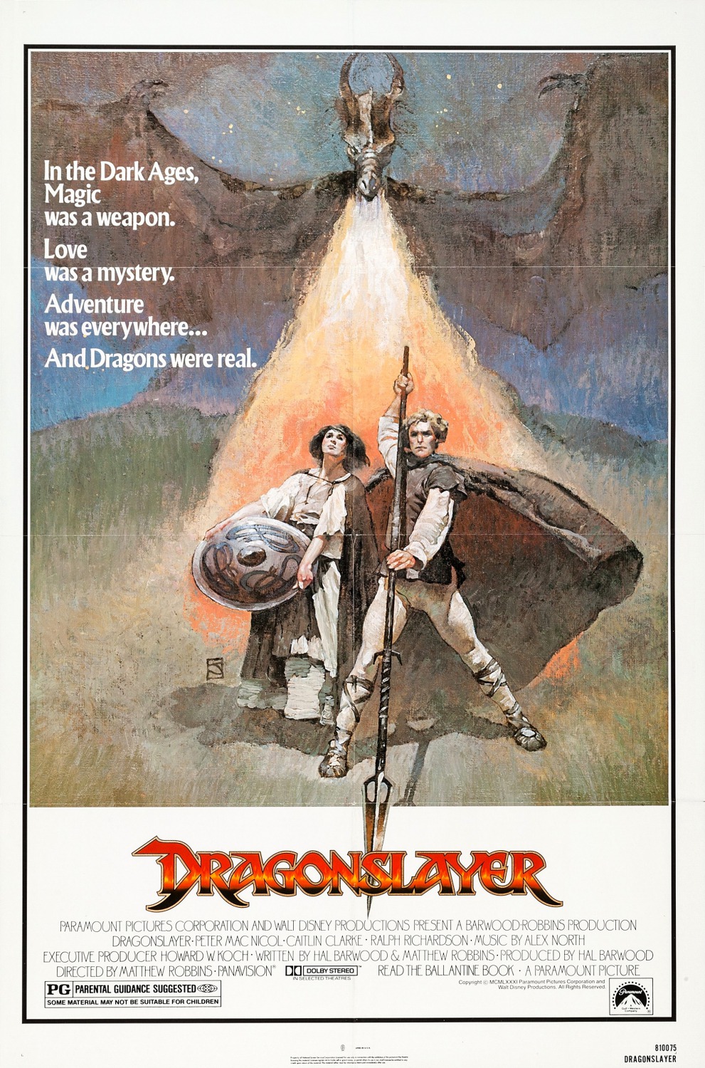 Extra Large Movie Poster Image for Dragonslayer (#2 of 5)