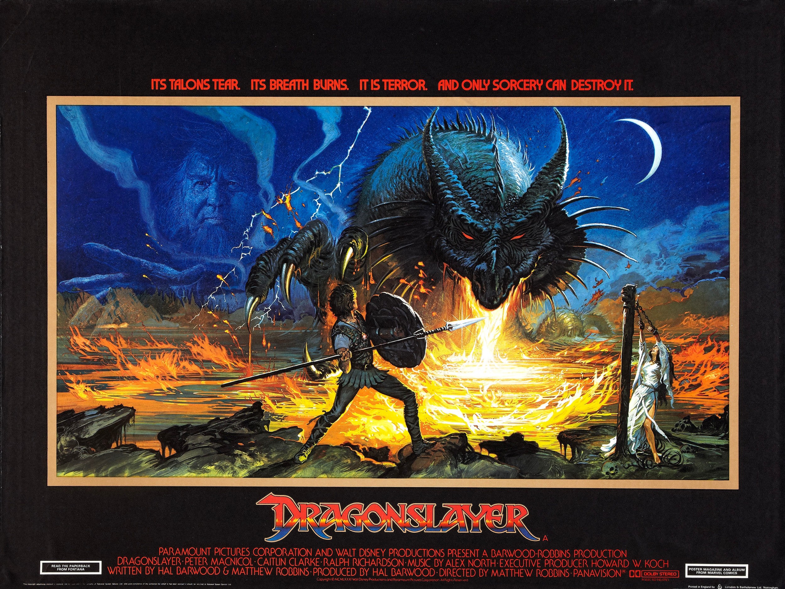 Mega Sized Movie Poster Image for Dragonslayer (#4 of 5)