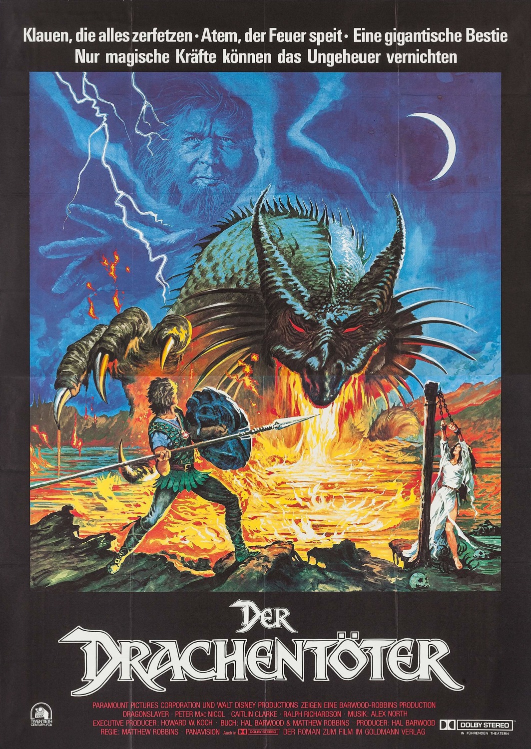 Extra Large Movie Poster Image for Dragonslayer (#5 of 5)