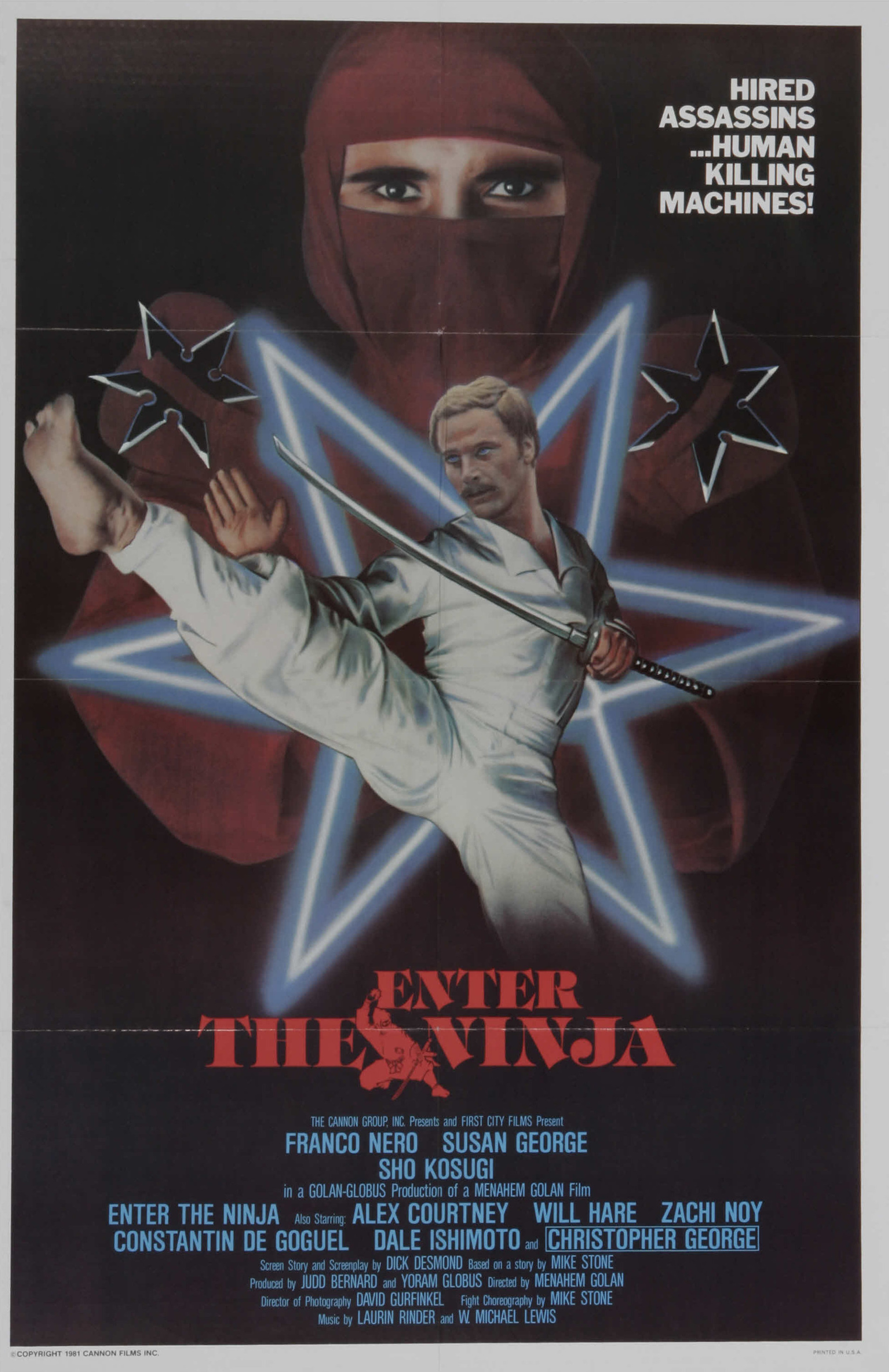 Mega Sized Movie Poster Image for Enter the Ninja (#1 of 2)