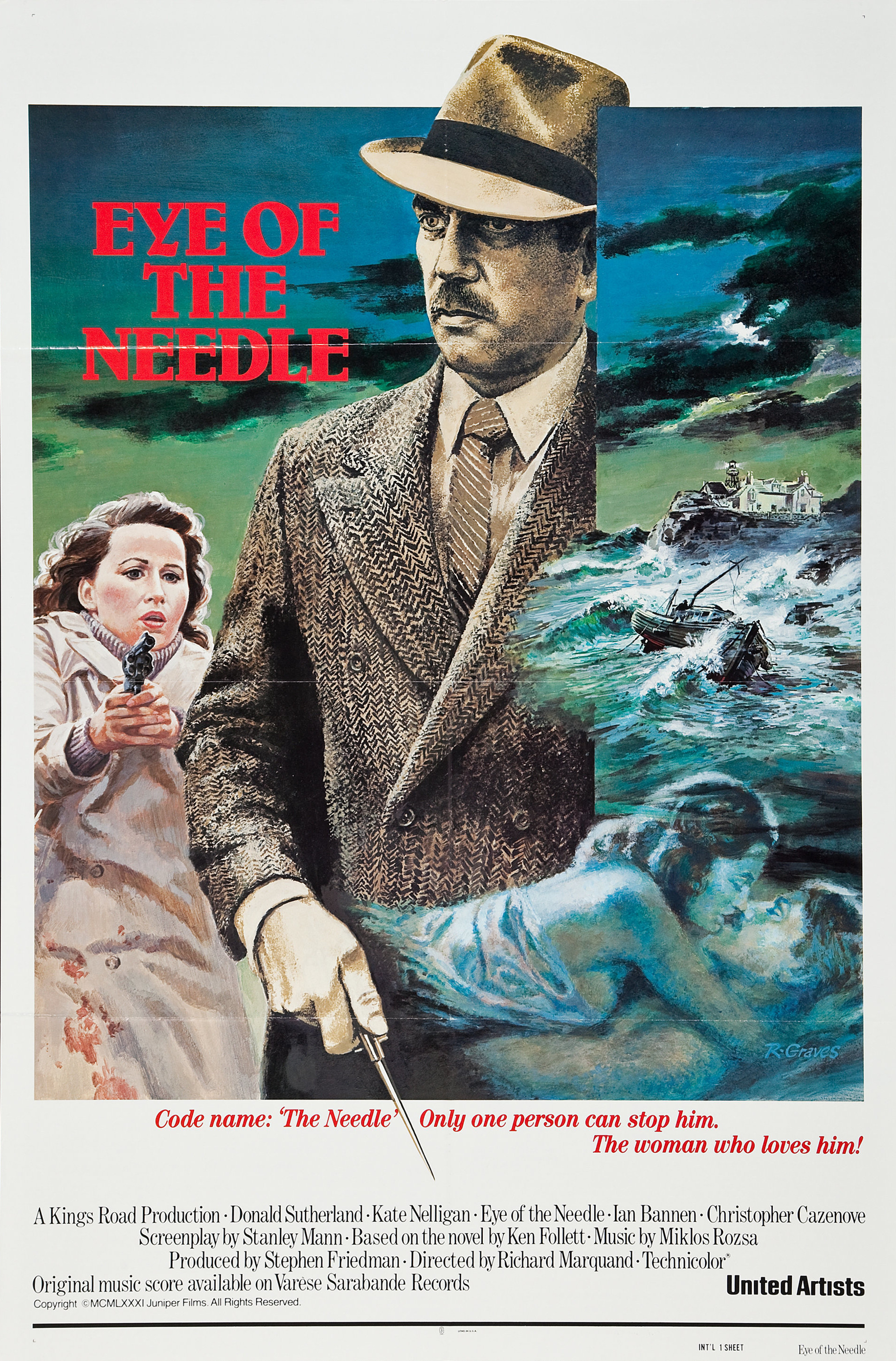 Mega Sized Movie Poster Image for Eye of the Needle (#2 of 3)
