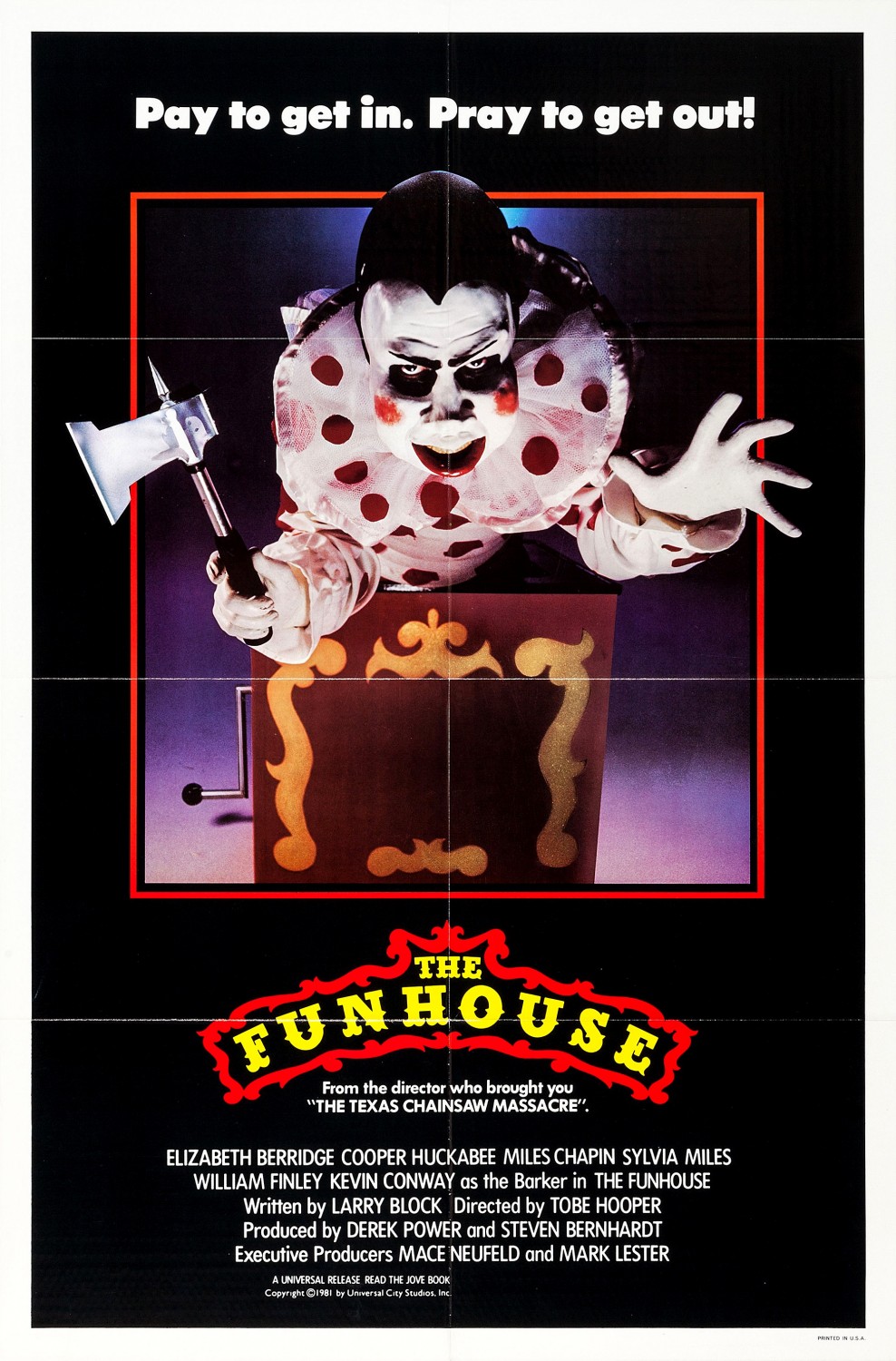 Extra Large Movie Poster Image for The Funhouse (#2 of 2)