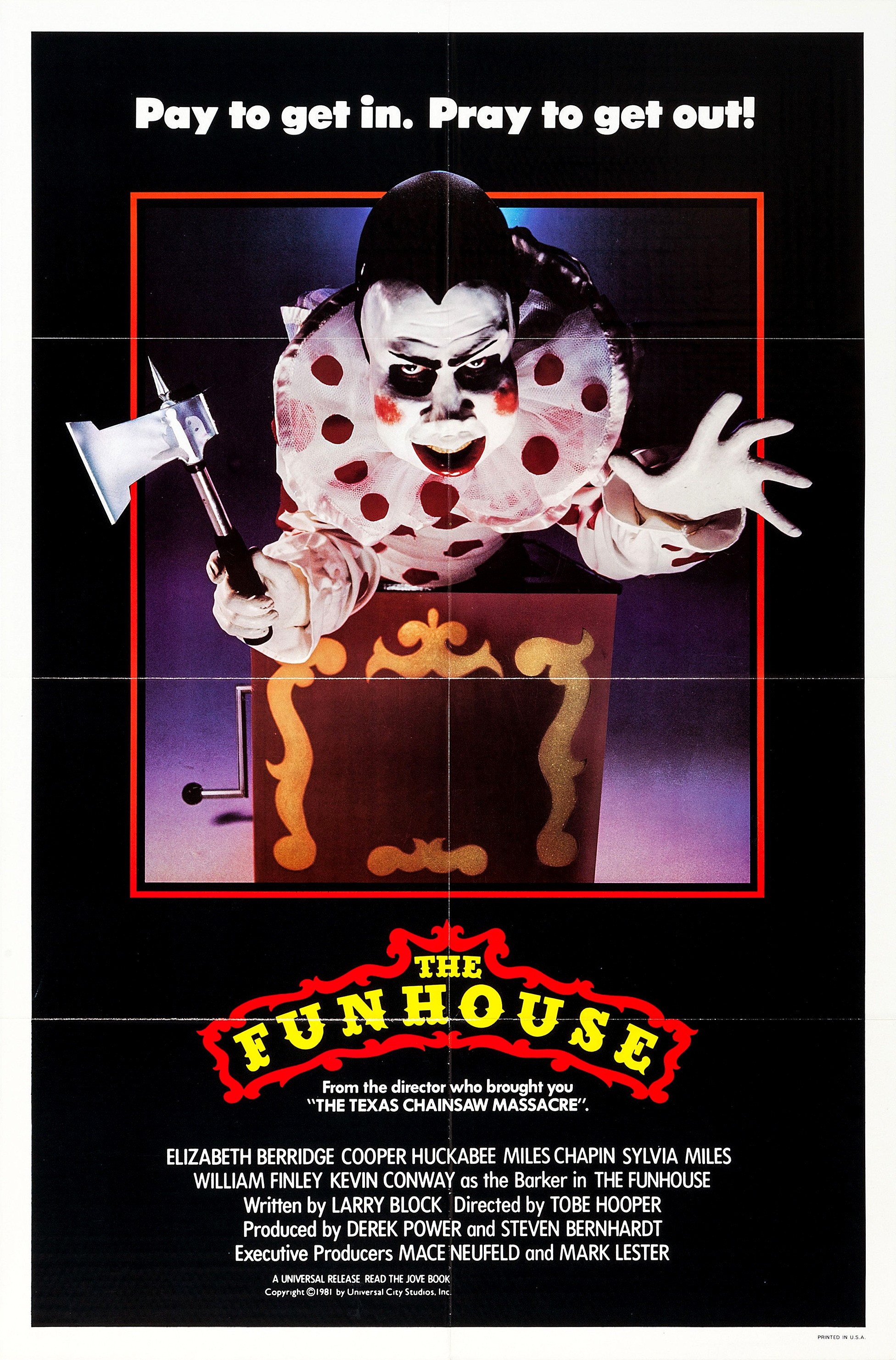 Mega Sized Movie Poster Image for The Funhouse (#2 of 2)