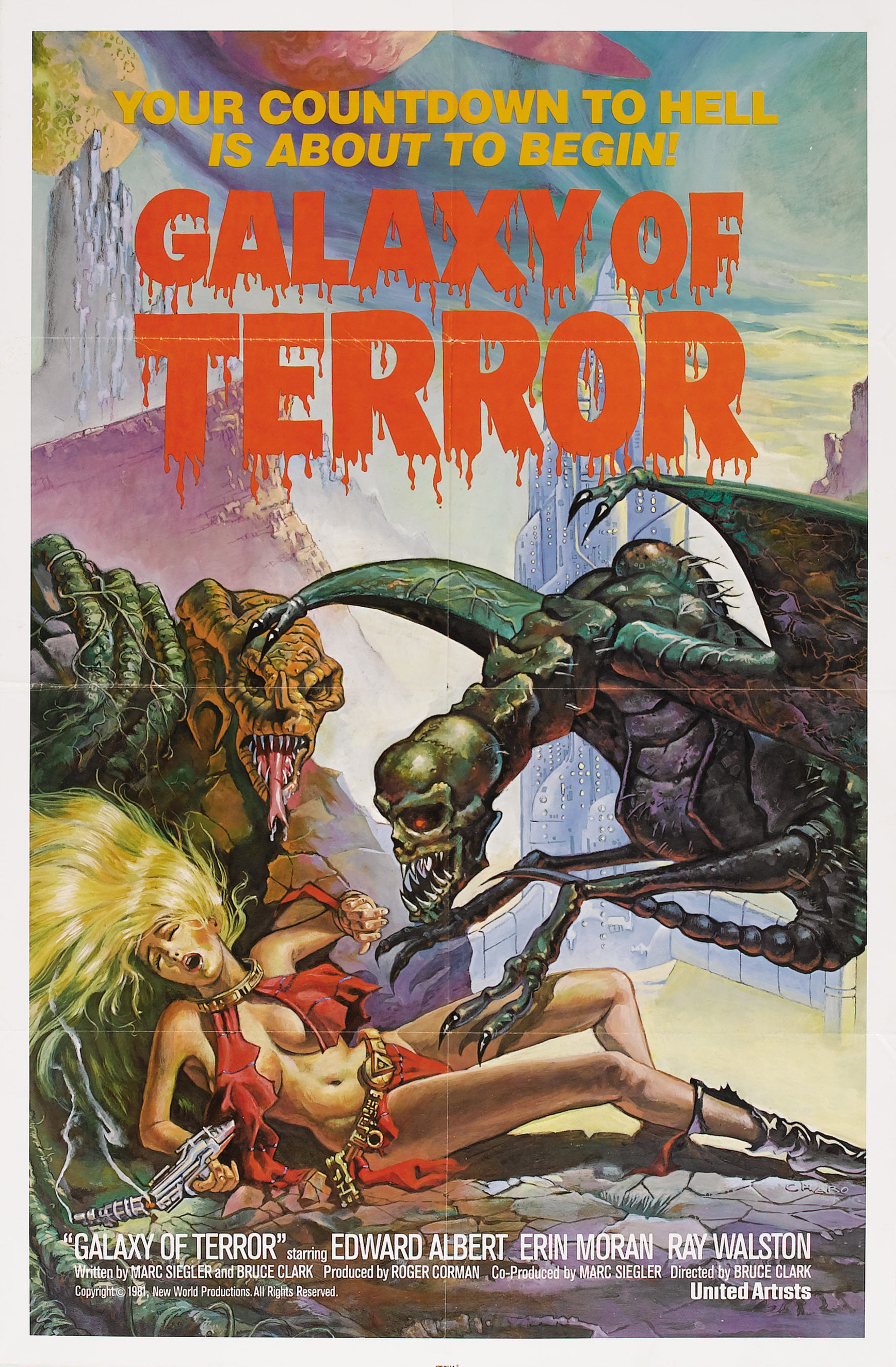 Mega Sized Movie Poster Image for Galaxy of Terror (#1 of 3)