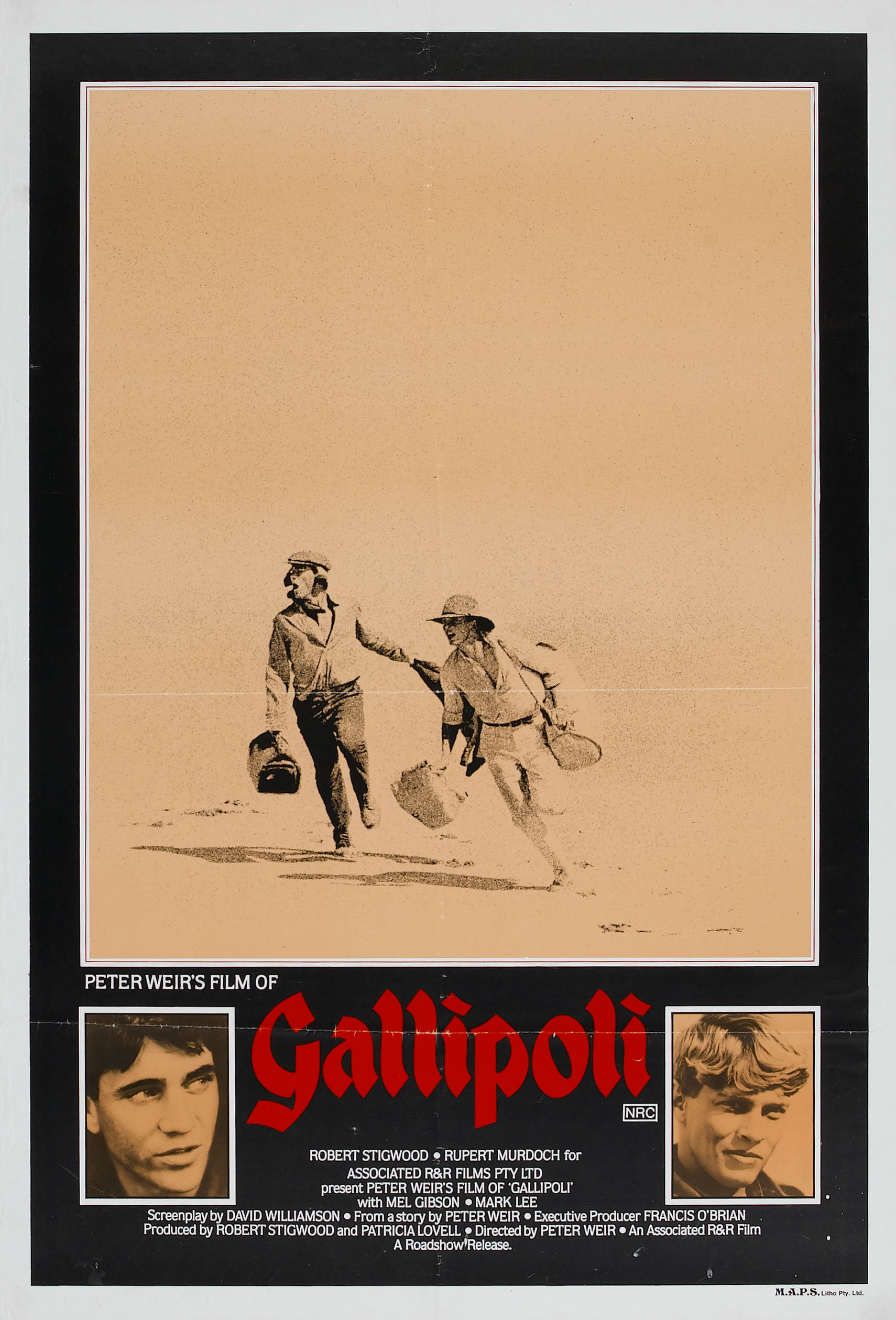 Mega Sized Movie Poster Image for Gallipoli (#2 of 3)