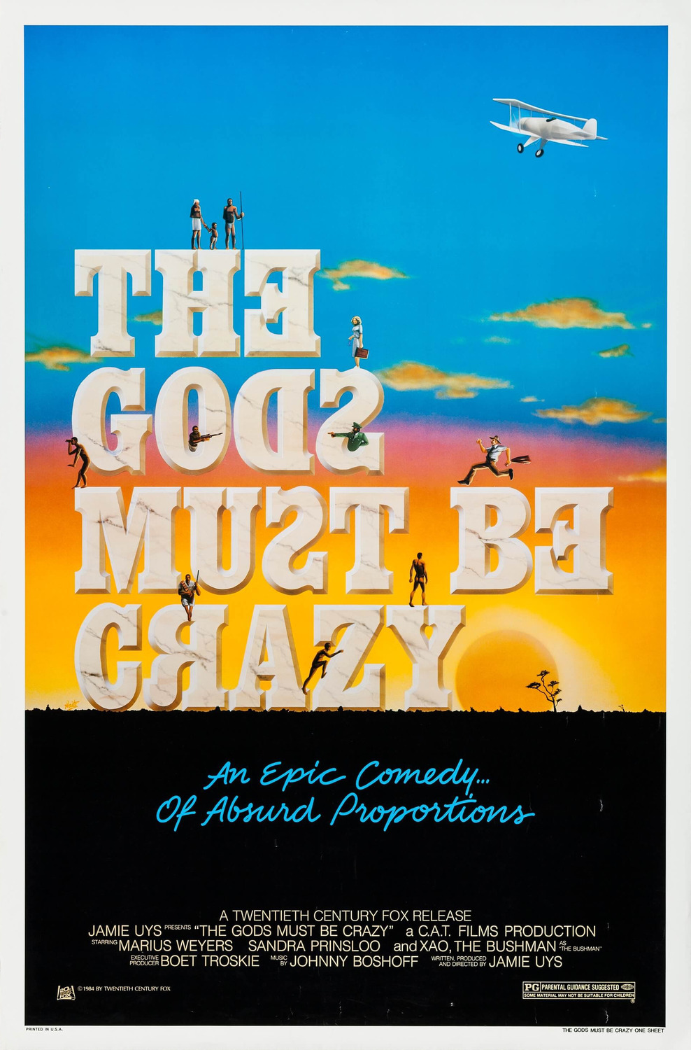 Extra Large Movie Poster Image for The Gods Must Be Crazy (#2 of 4)