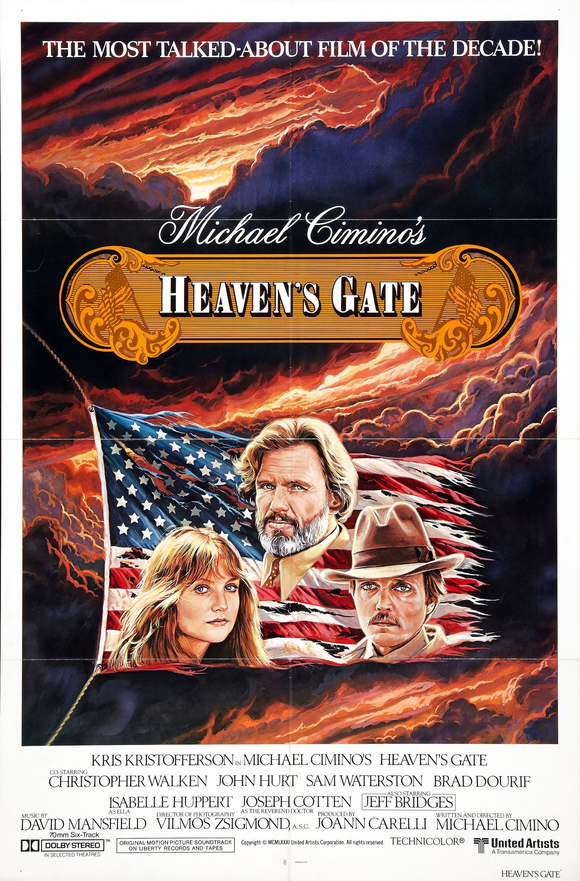 Mega Sized Movie Poster Image for Heaven's Gate (#3 of 5)