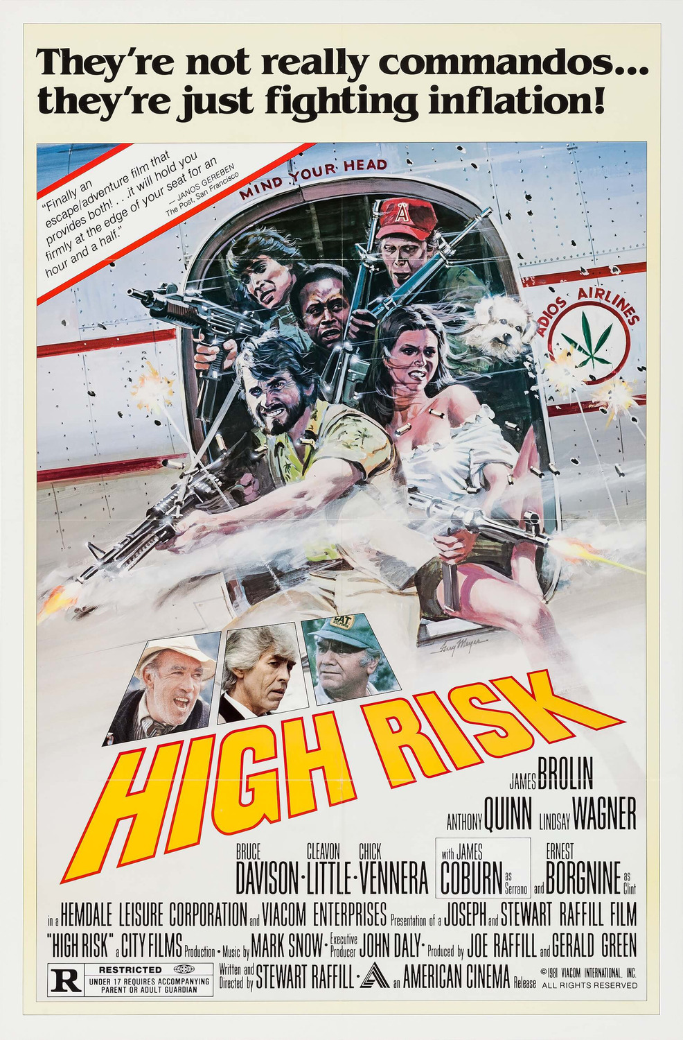 Extra Large Movie Poster Image for High Risk (#2 of 2)