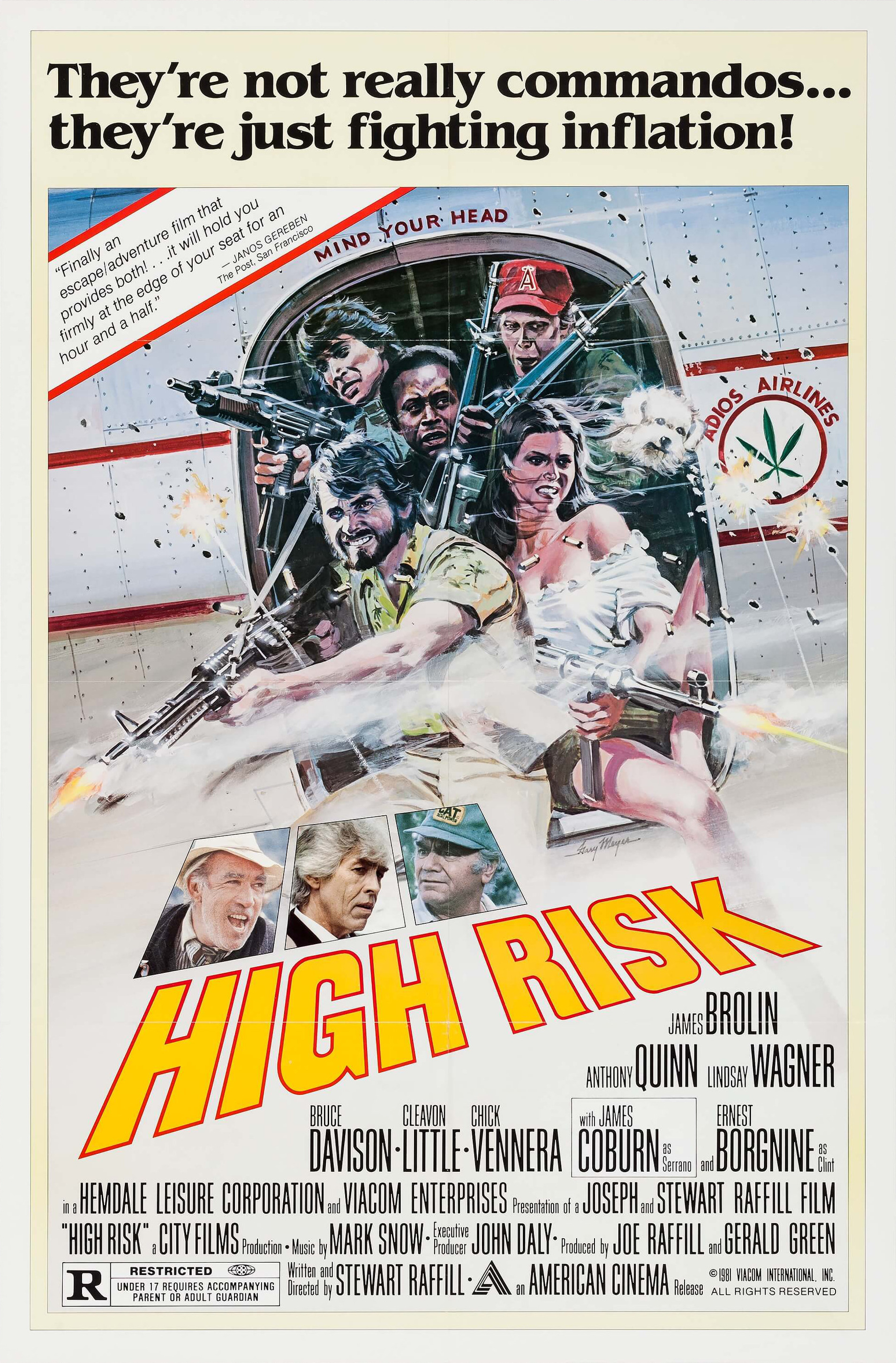 Mega Sized Movie Poster Image for High Risk (#2 of 2)