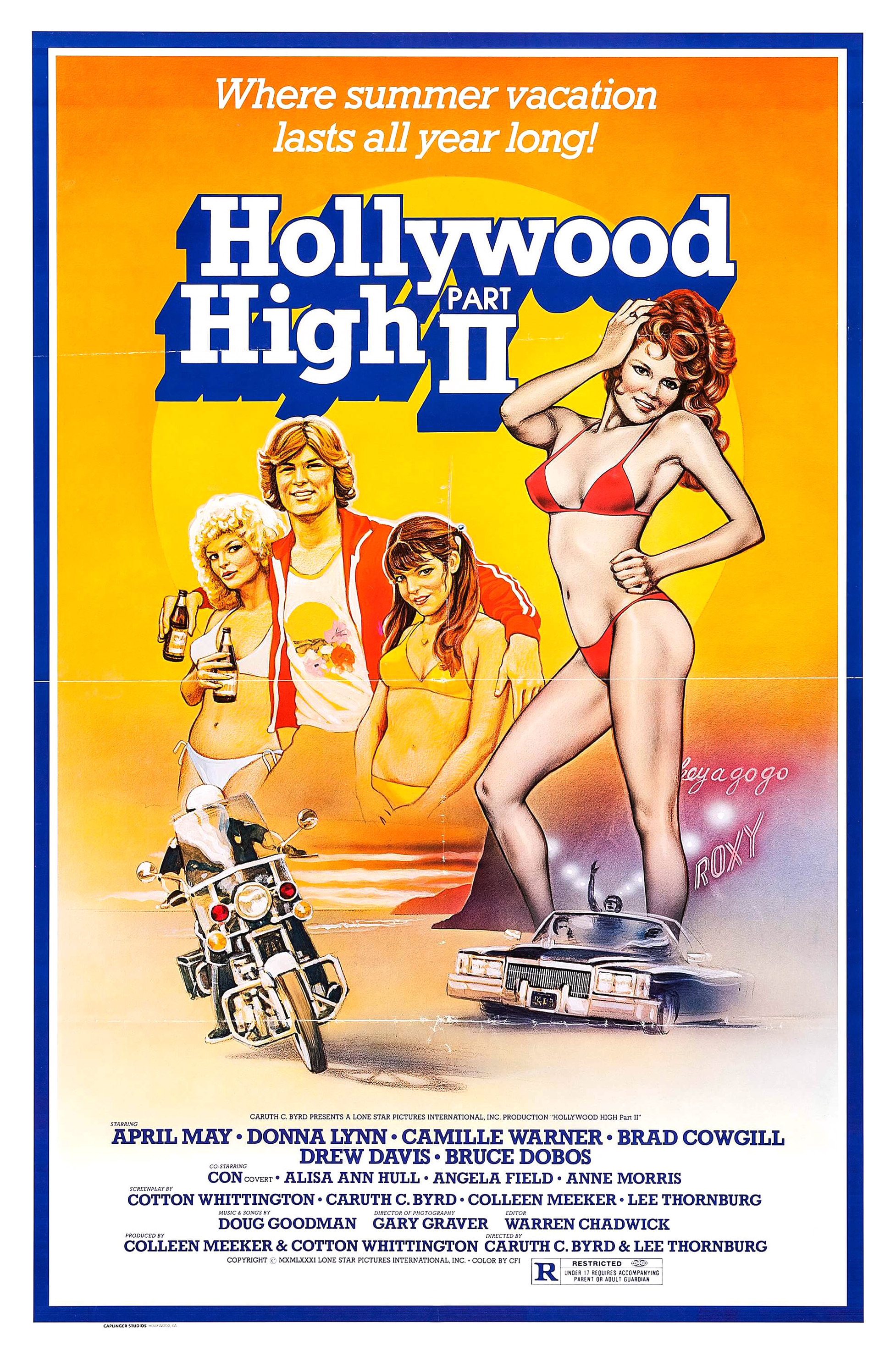 Mega Sized Movie Poster Image for Hollywood High Part II 