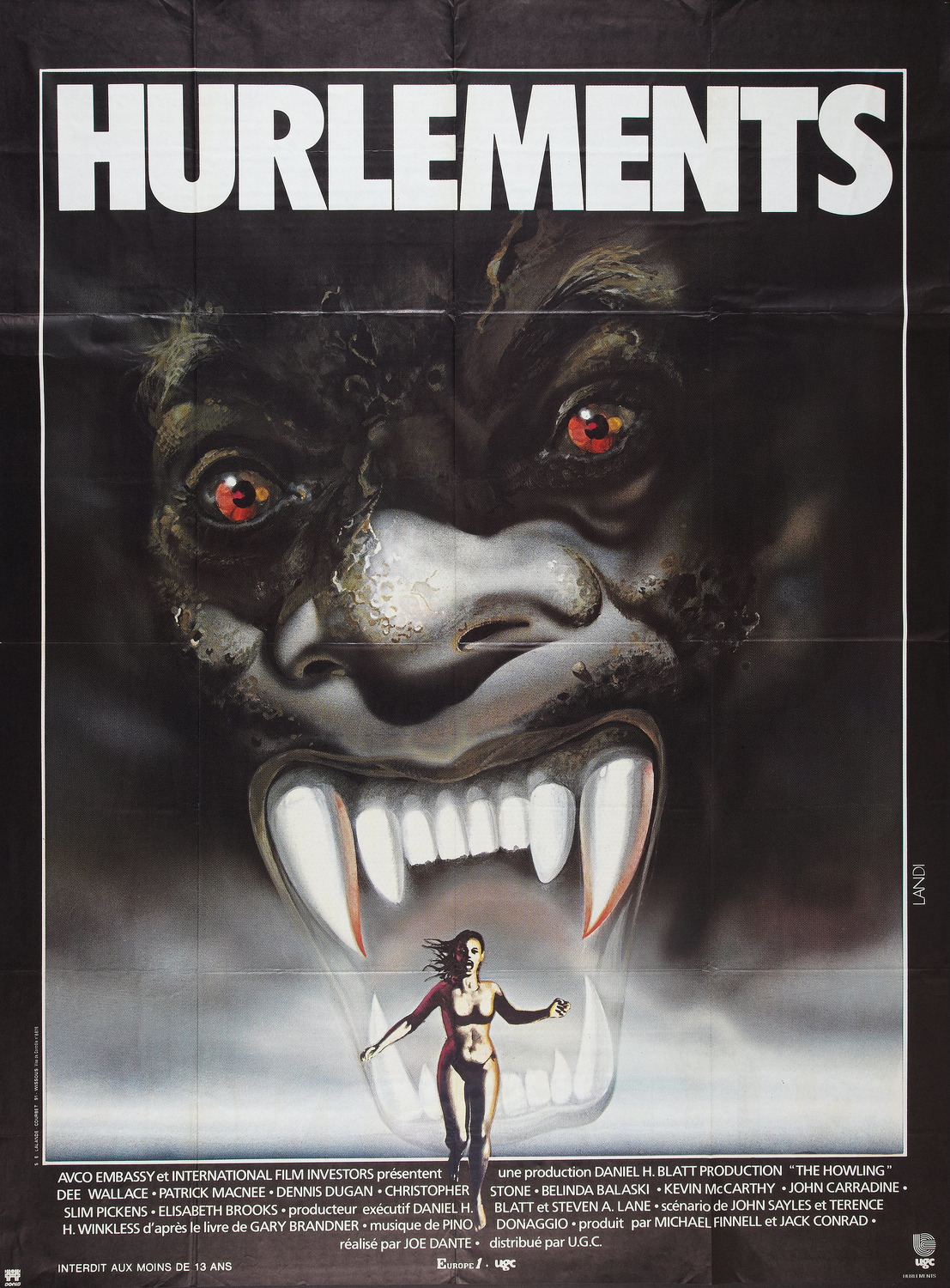 Extra Large Movie Poster Image for The Howling (#3 of 5)