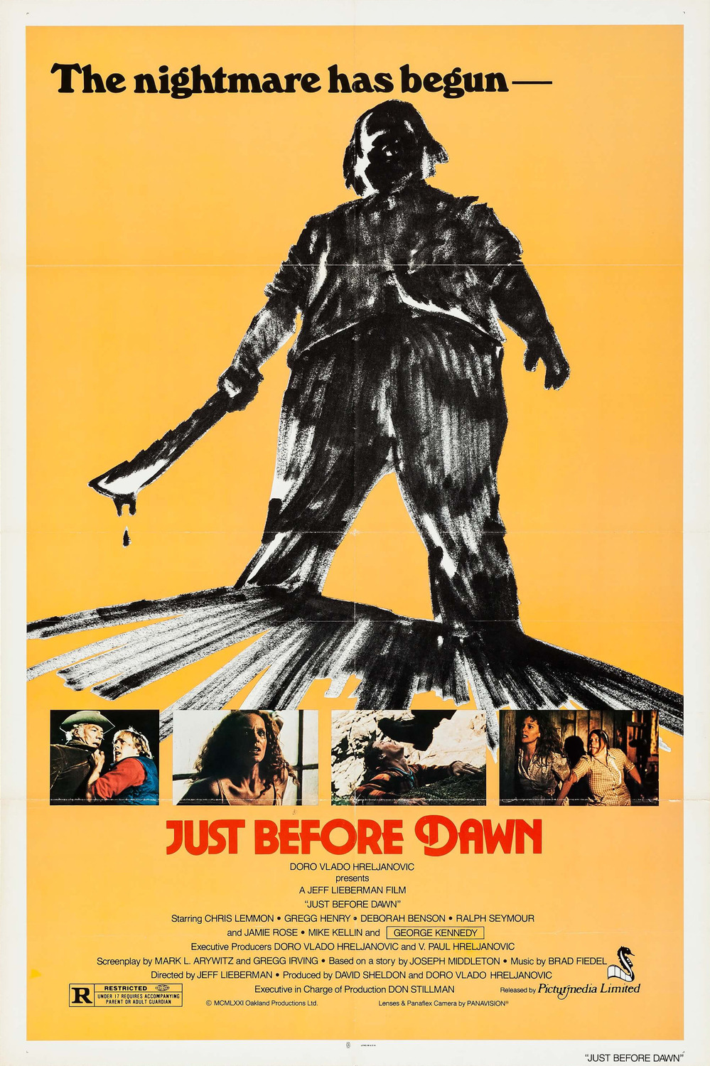 Extra Large Movie Poster Image for Just Before Dawn 